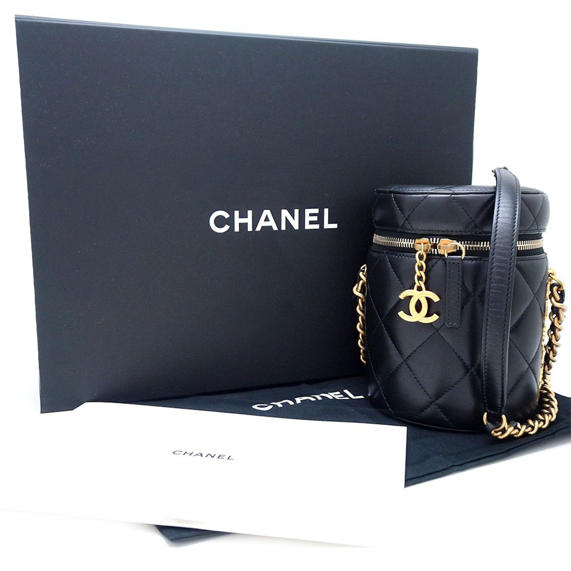Chanel Small Quilted Lambskin Side Note Vanity Case Size ONE SIZE - 17 Thumbnail