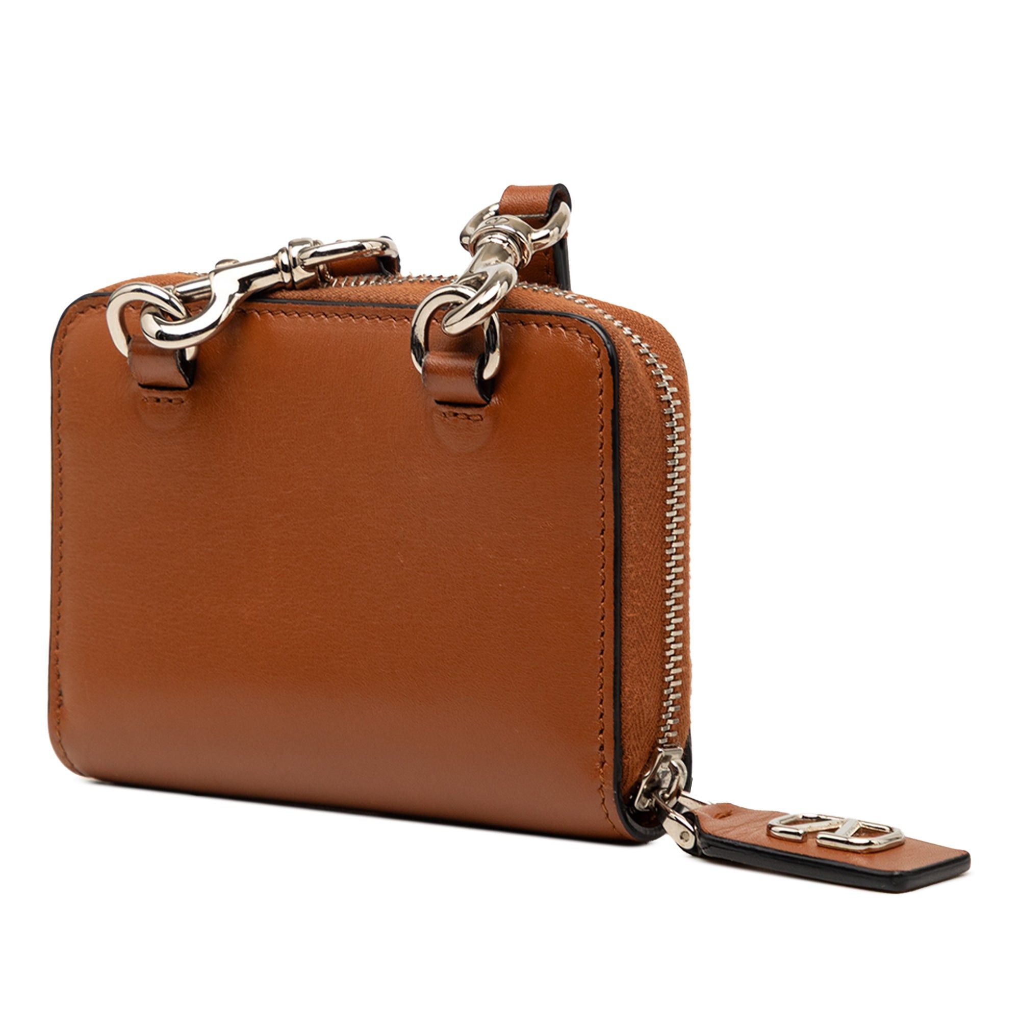 Valentino Leather VLogo Wallet On Strap Size ONE SIZE - 2 Thumbnail