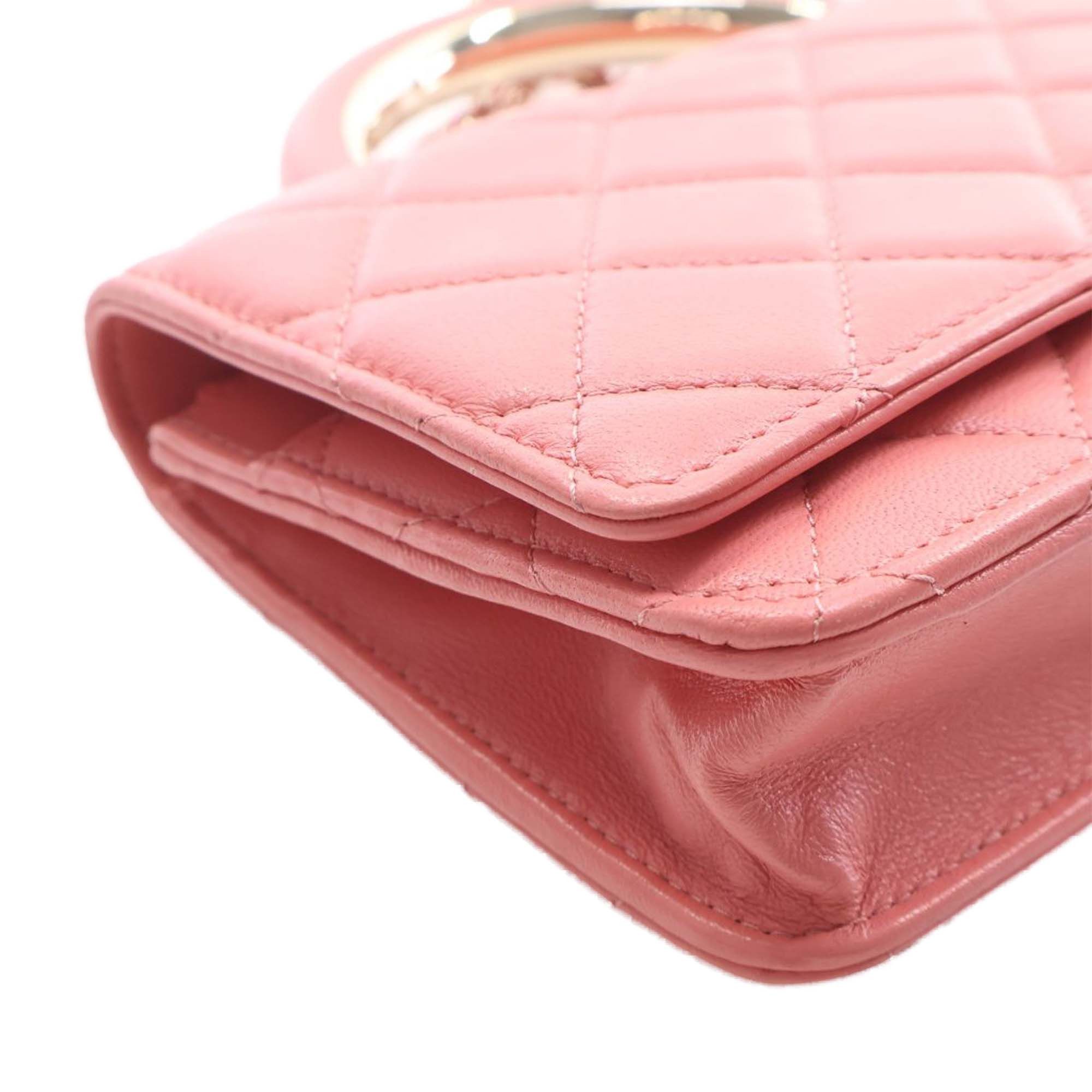 Chanel CC Quilted Lambskin Top Handle Flap Size ONE SIZE - 12 Thumbnail