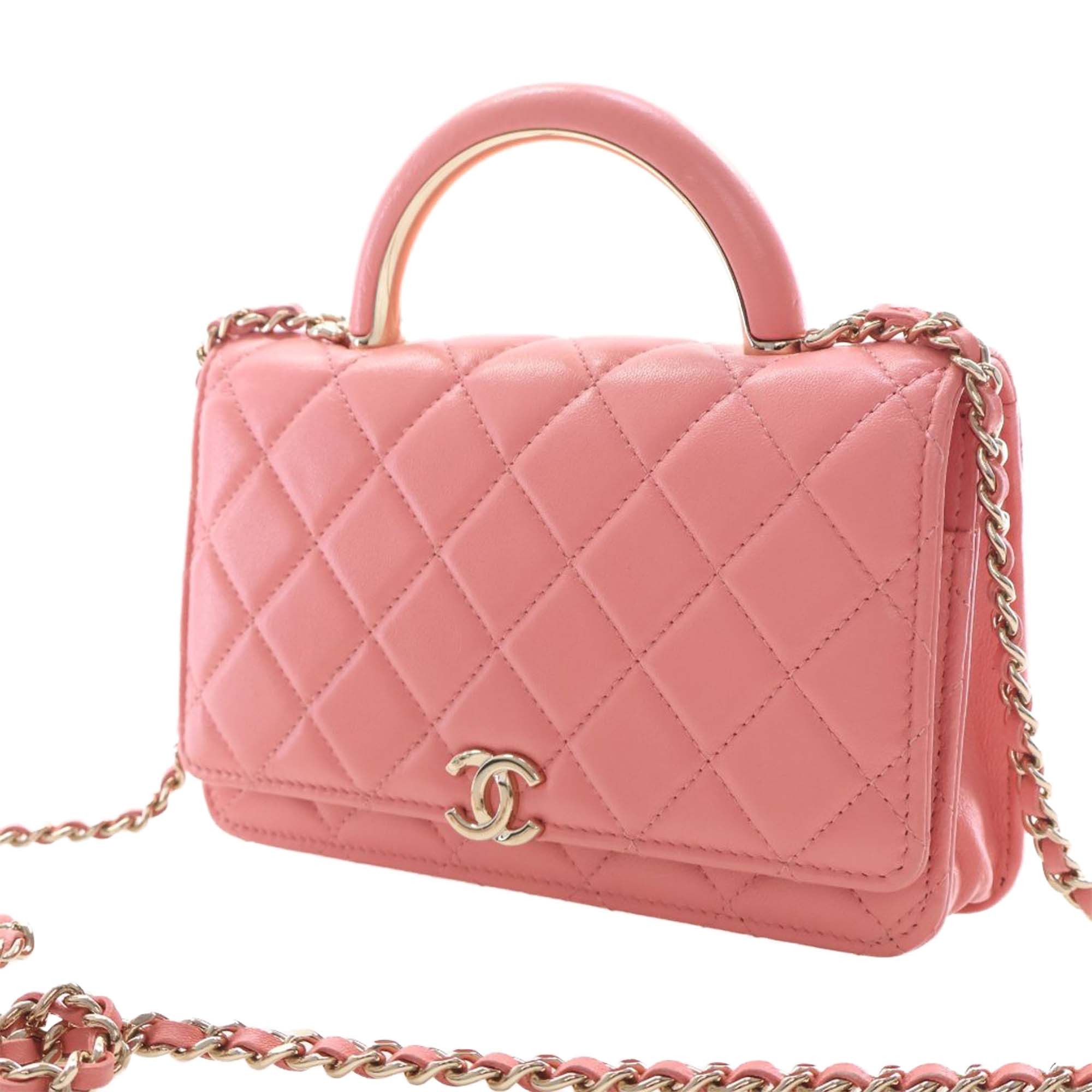 Chanel CC Quilted Lambskin Top Handle Flap Size ONE SIZE - 2 Thumbnail