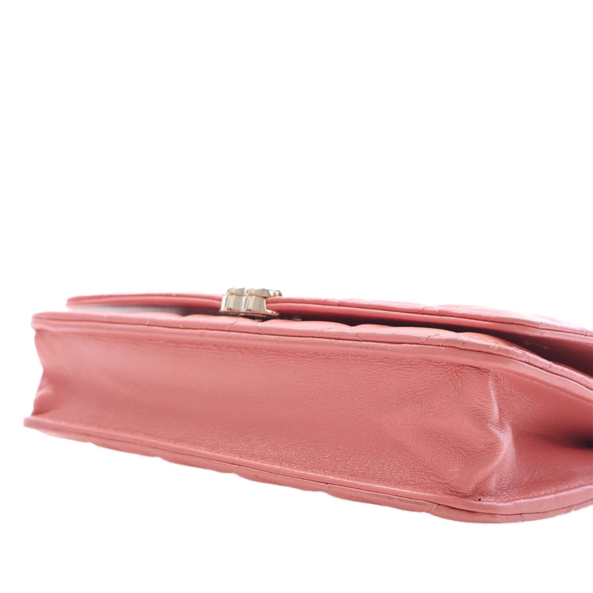 Chanel CC Quilted Lambskin Top Handle Flap Size ONE SIZE - 6 Thumbnail