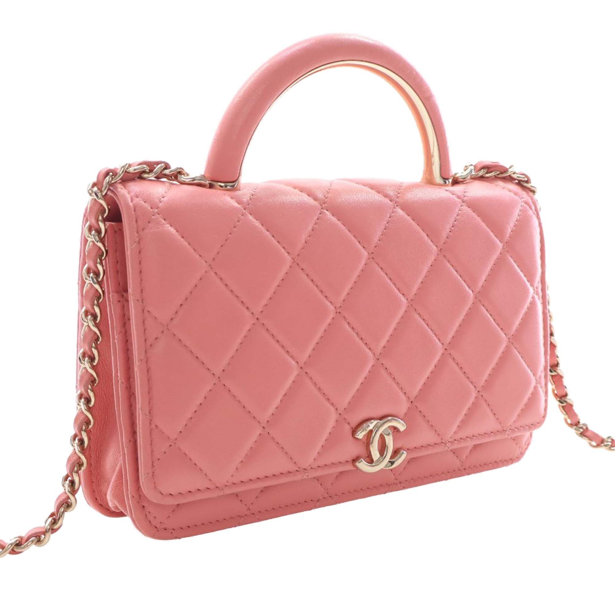 Chanel CC Quilted Lambskin Top Handle Flap Size ONE SIZE - 3 Thumbnail