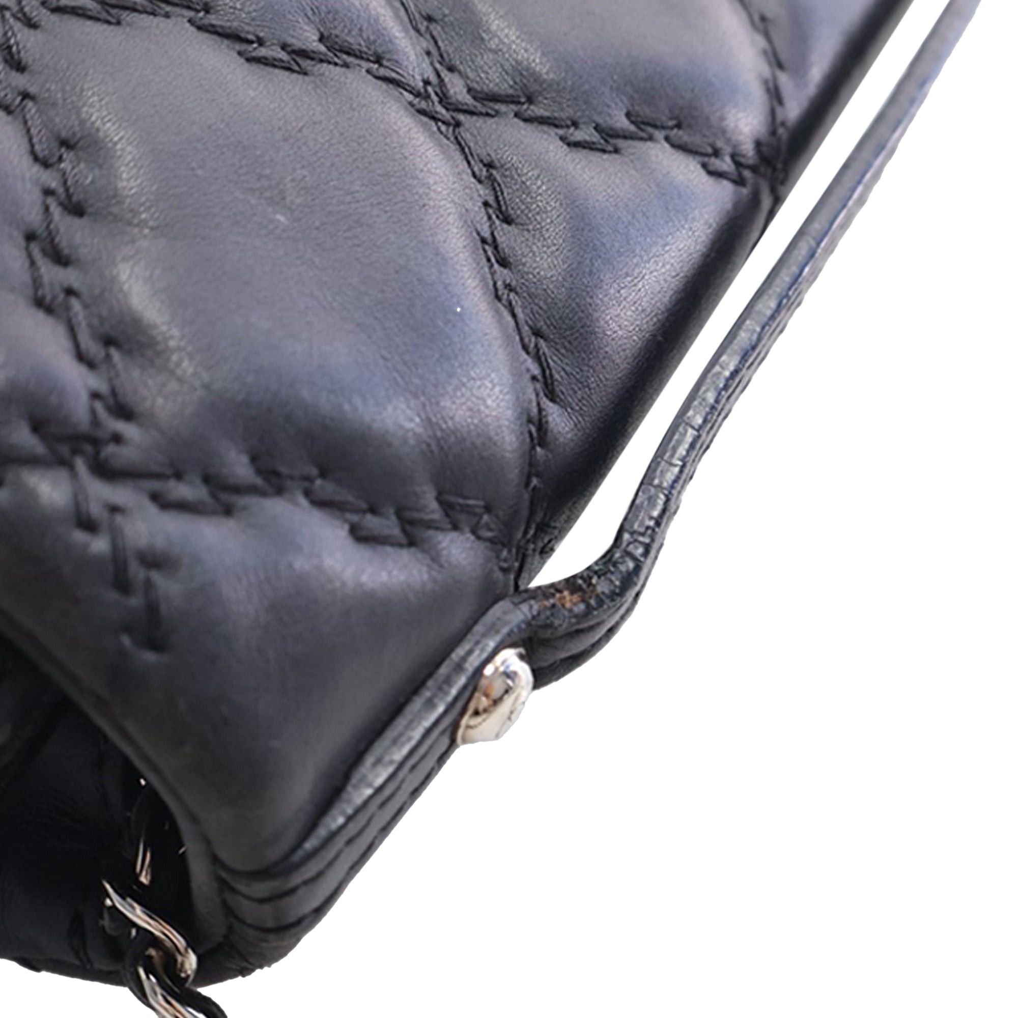 Chanel Mini Lambskin Double Stitch Hamptons Flap Size ONE SIZE - 13 Thumbnail
