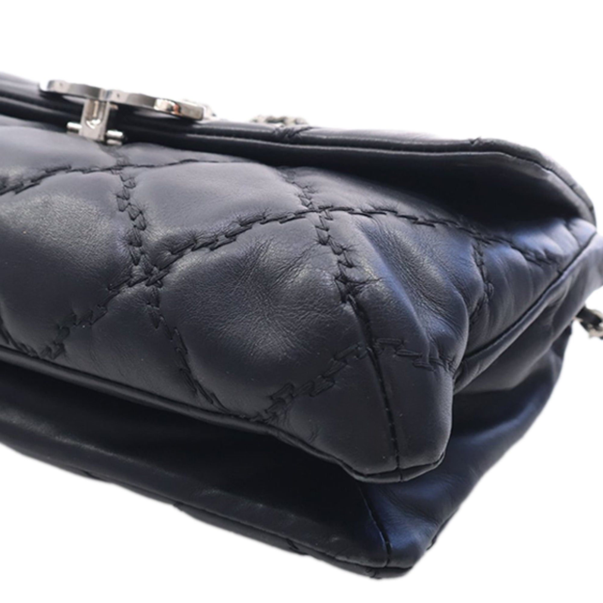 Chanel Mini Lambskin Double Stitch Hamptons Flap Size ONE SIZE - 10 Thumbnail