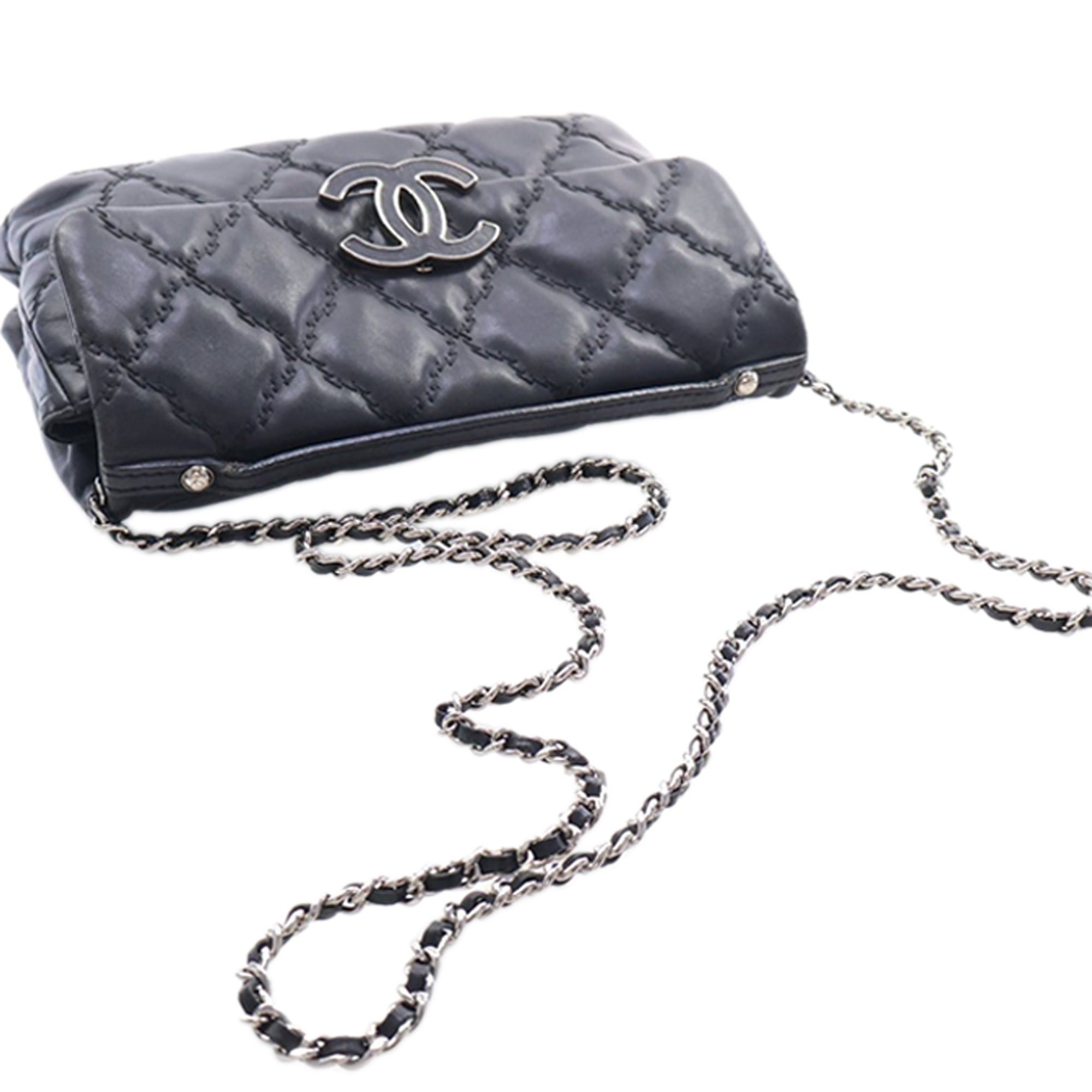Chanel Mini Lambskin Double Stitch Hamptons Flap Size ONE SIZE - 15 Thumbnail