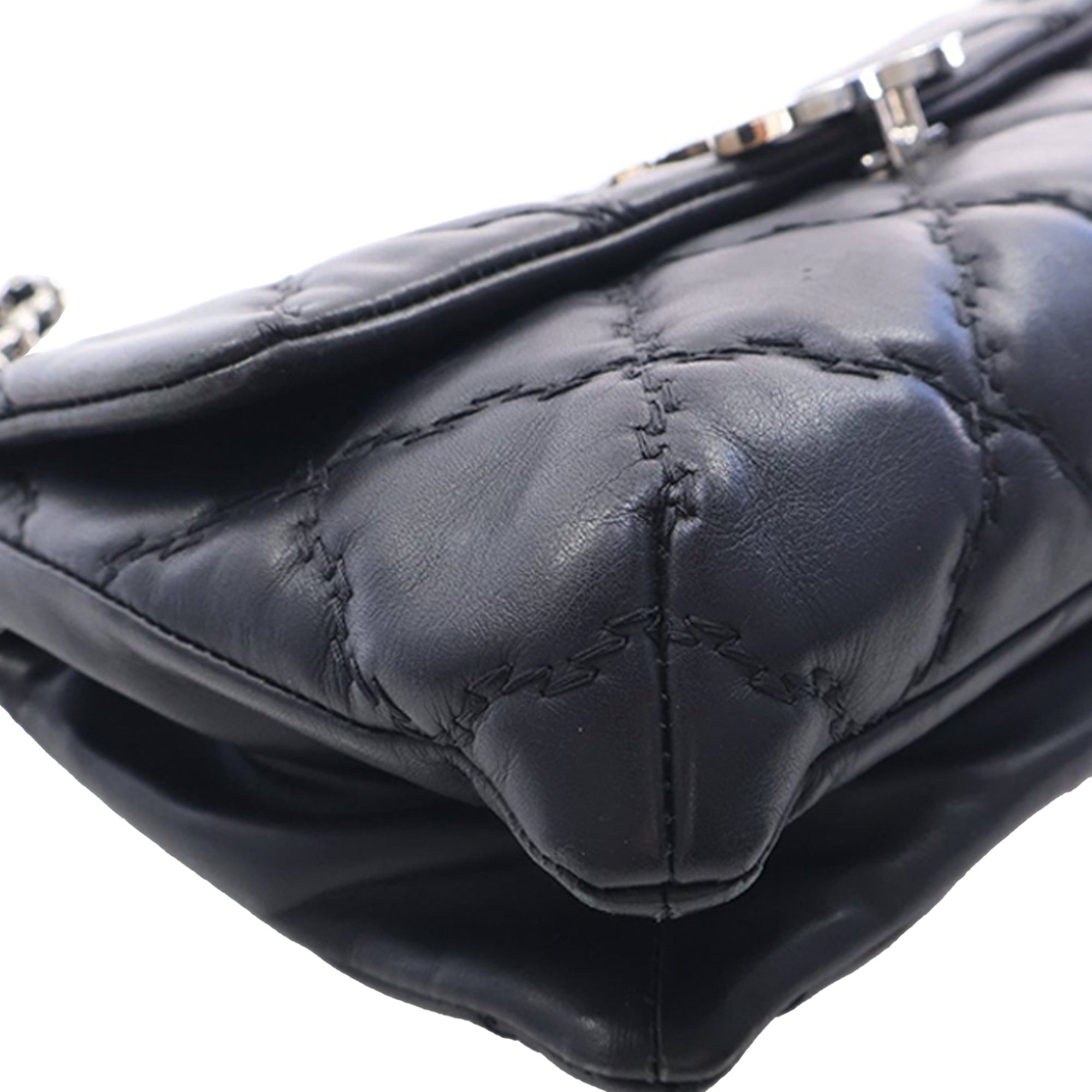 Chanel Mini Lambskin Double Stitch Hamptons Flap Size ONE SIZE - 9 Thumbnail