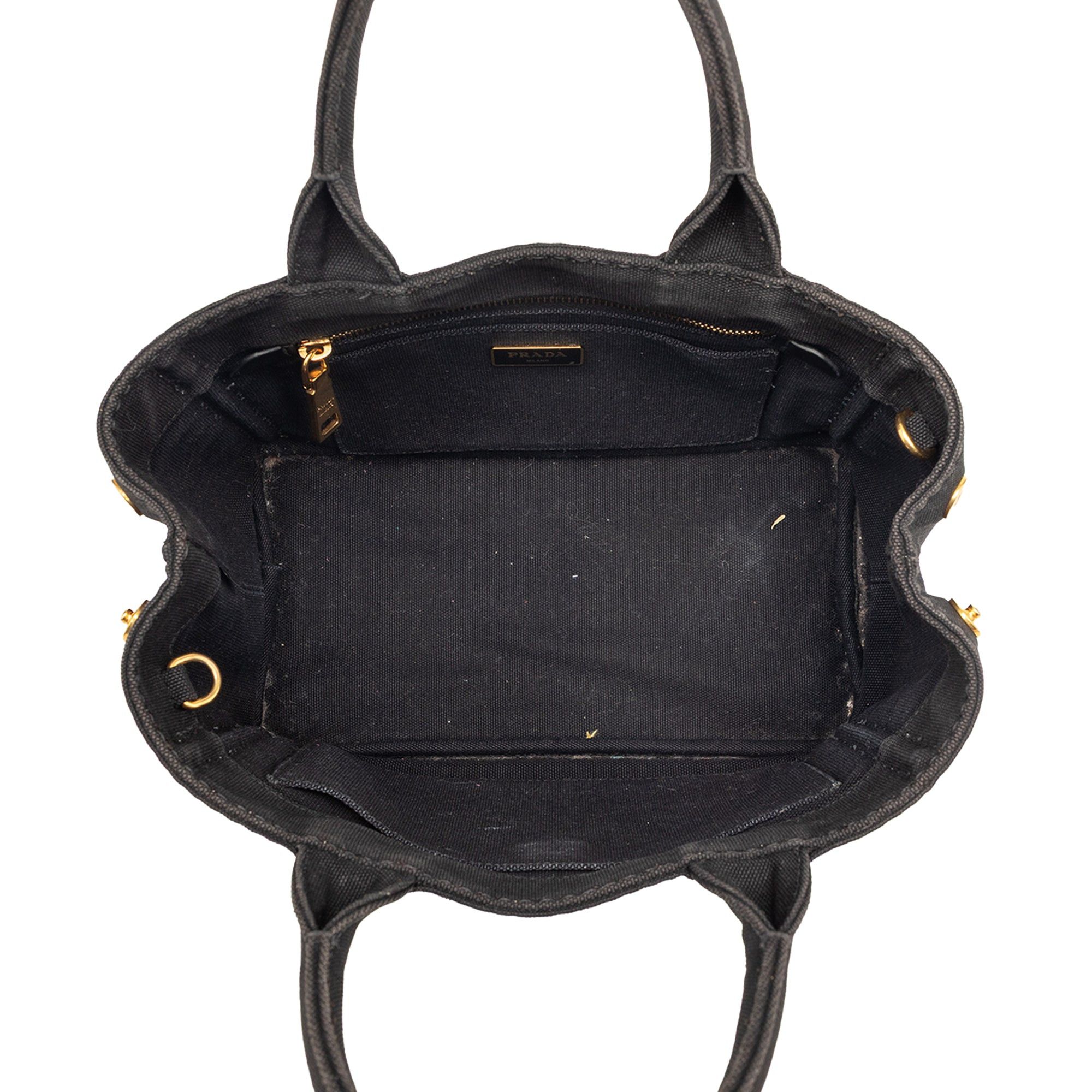 Prada Small Canvas Canapa Logo Satchel Size ONE SIZE - 4 Thumbnail