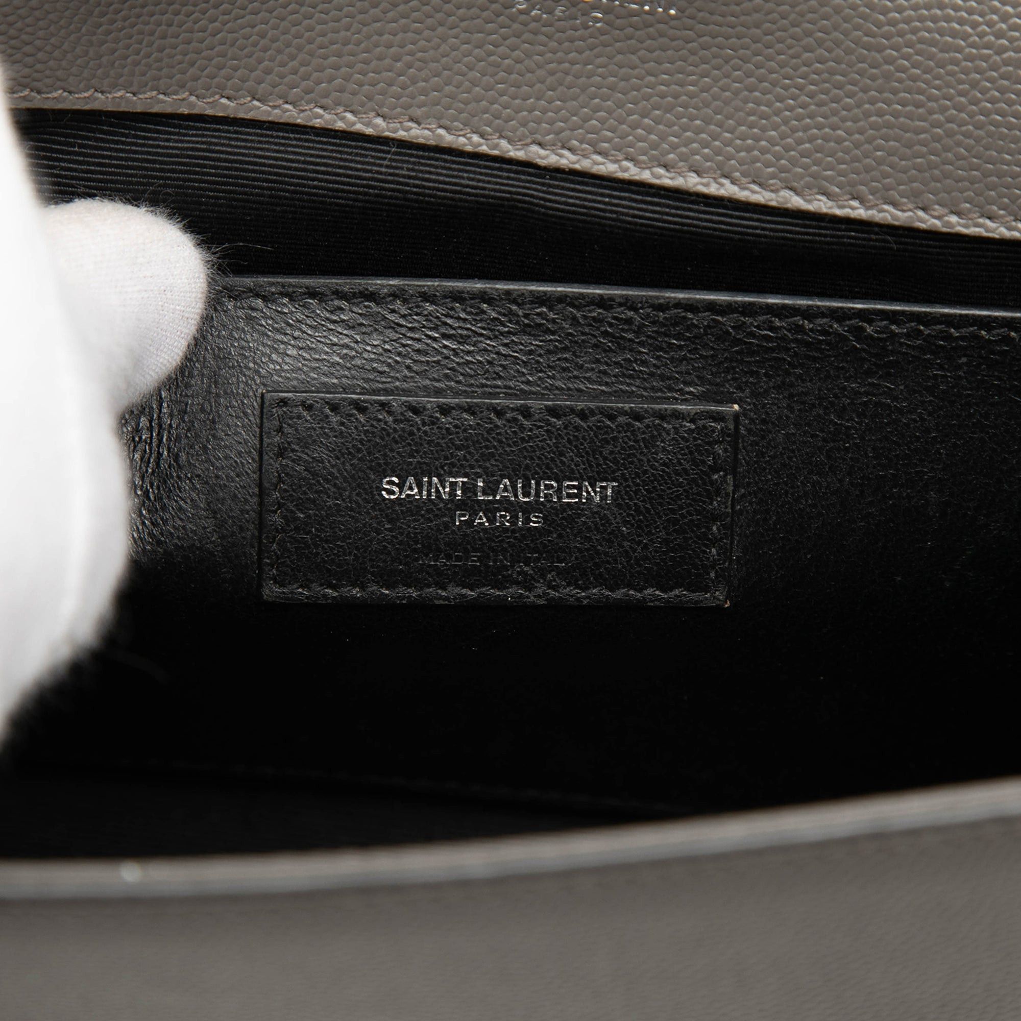 Saint Laurent Paris Medium Grain de Poudre Monogram Kate Tassel Crossbody Size ONE SIZE - 5 Thumbnail