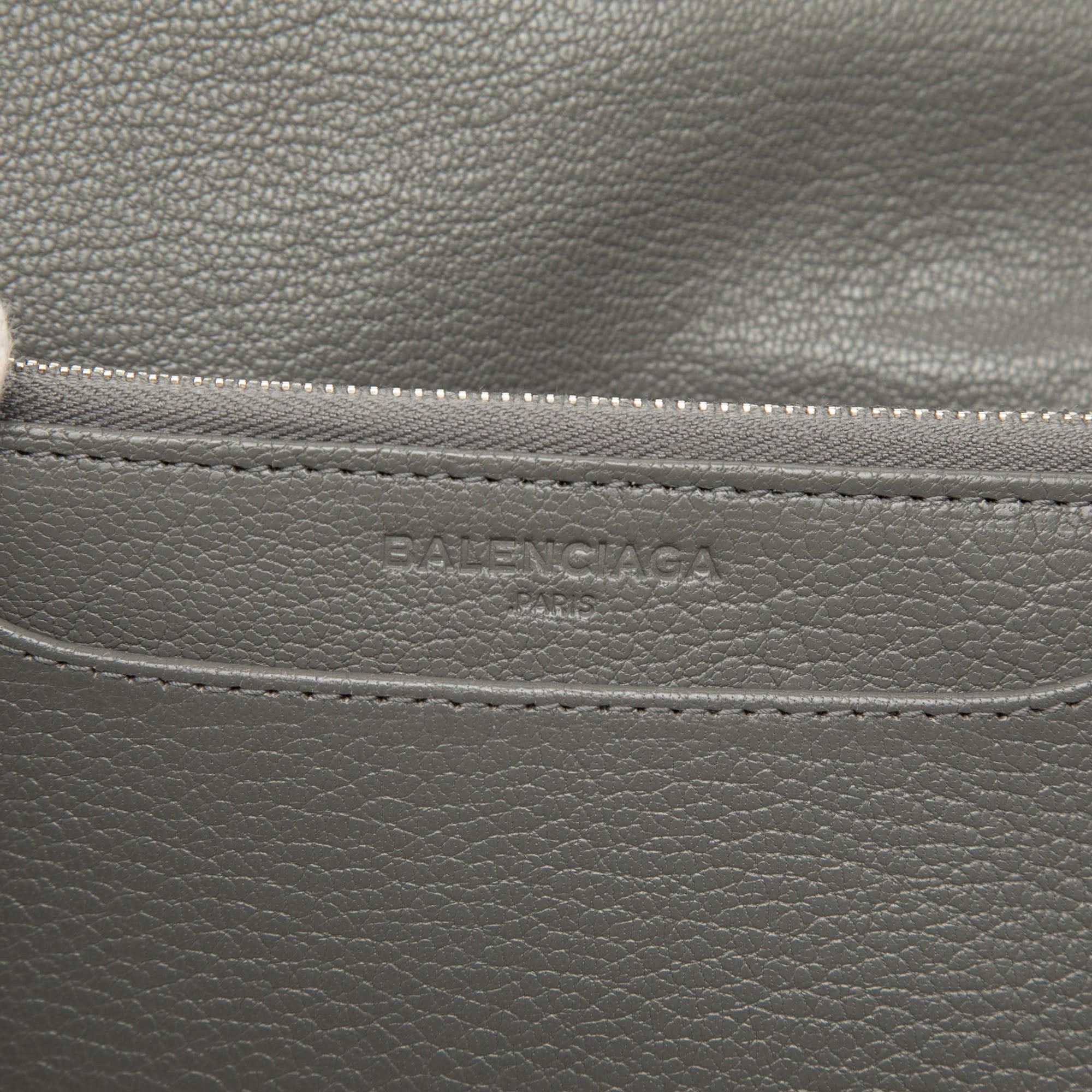 Balenciaga Chevre Motocross Metallic Edge Wallet on Chain Size ONE SIZE - 5 Thumbnail