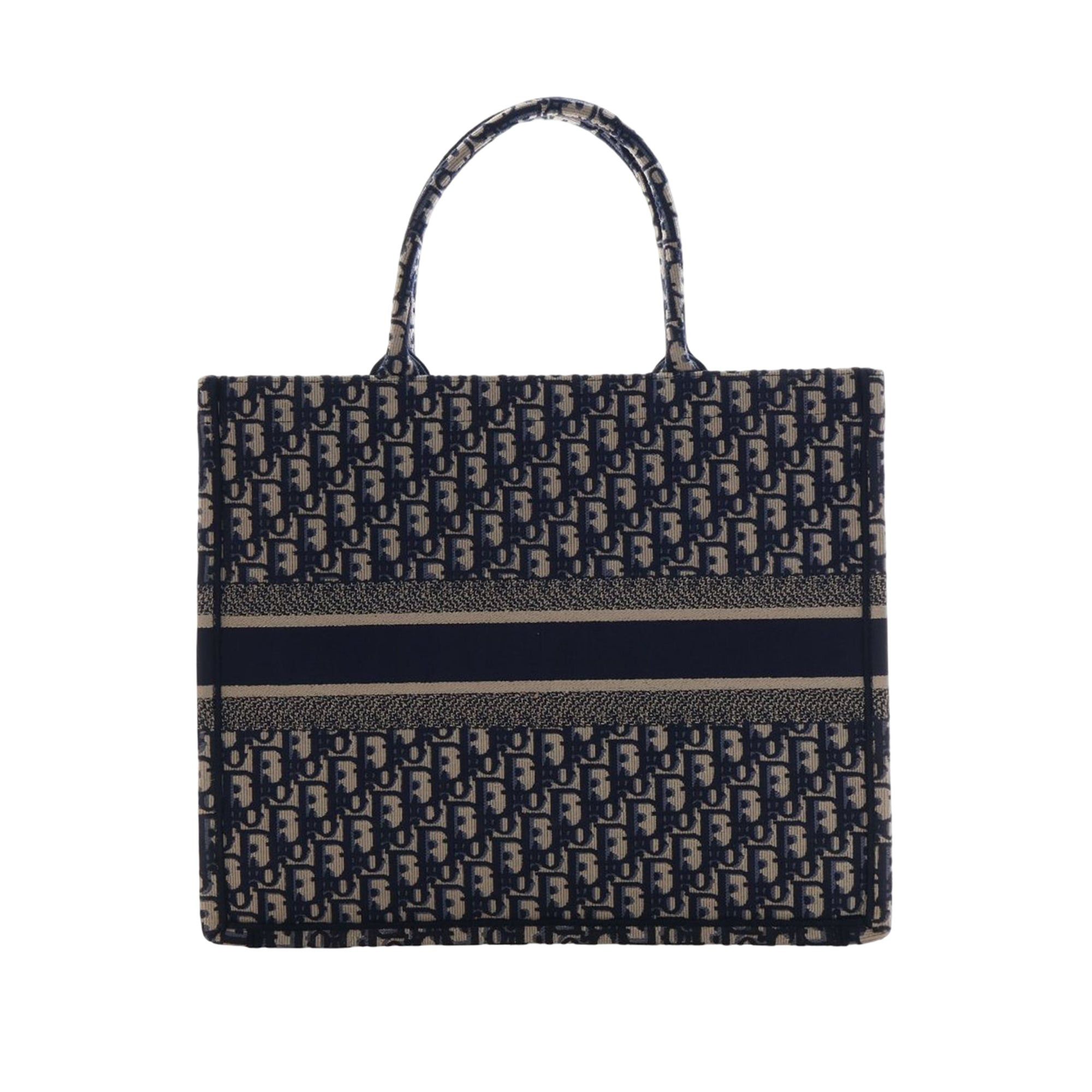 Dior Large Oblique Embroidered Canvas Book Tote Size ONE SIZE - 2 Thumbnail