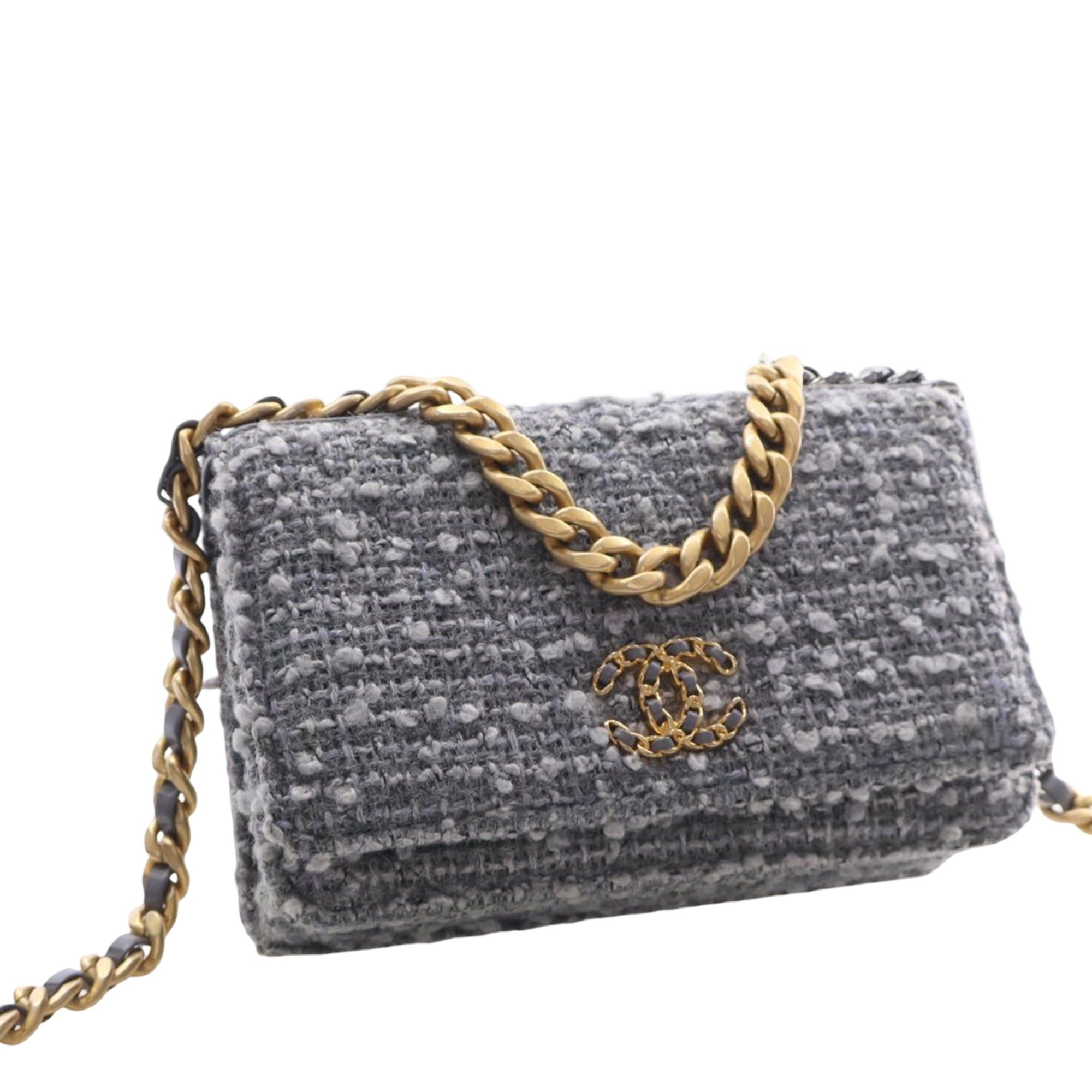 Chanel Tweed 19 Wallet On Chain Size ONE SIZE - 10 Thumbnail