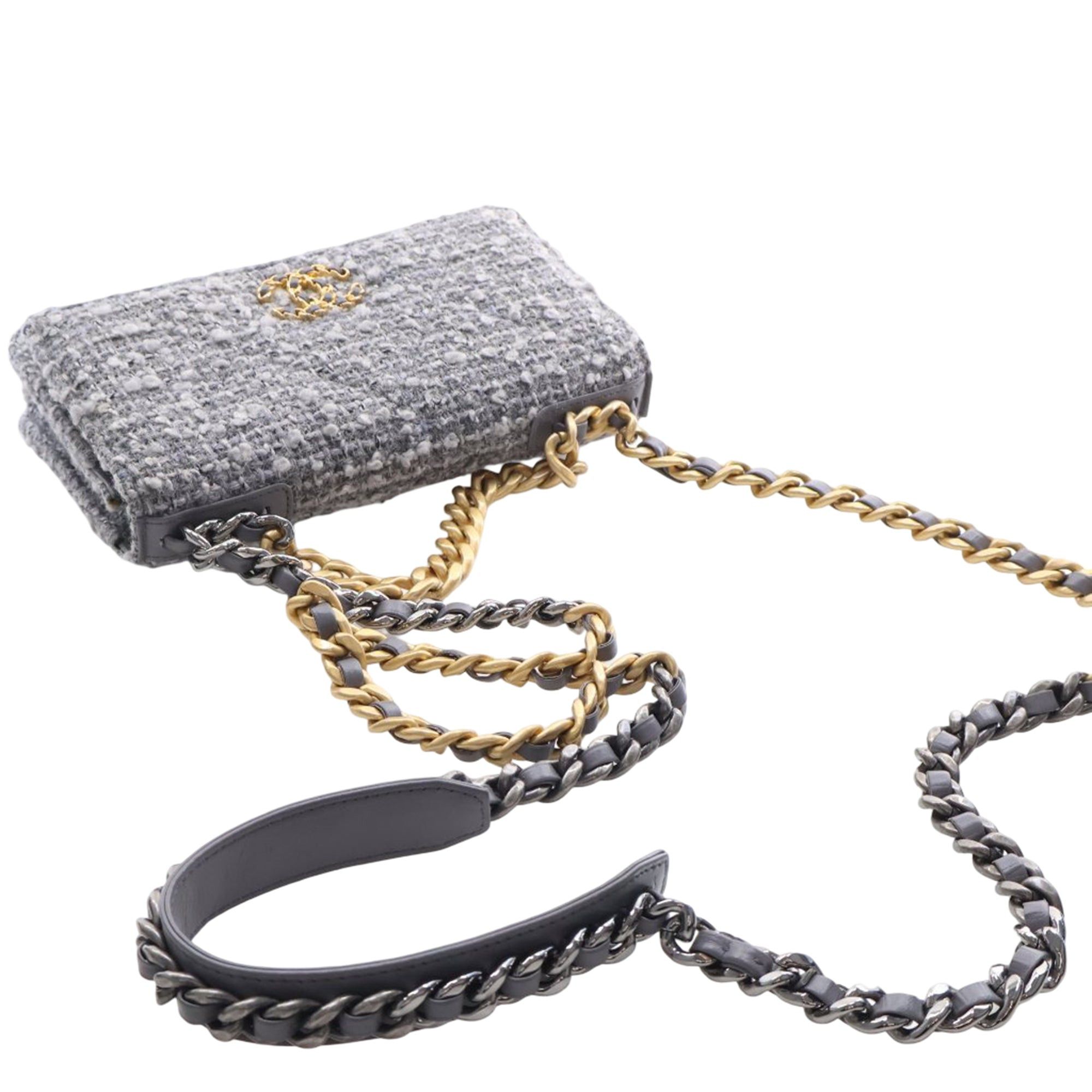 Chanel Tweed 19 Wallet On Chain Size ONE SIZE - 14 Thumbnail