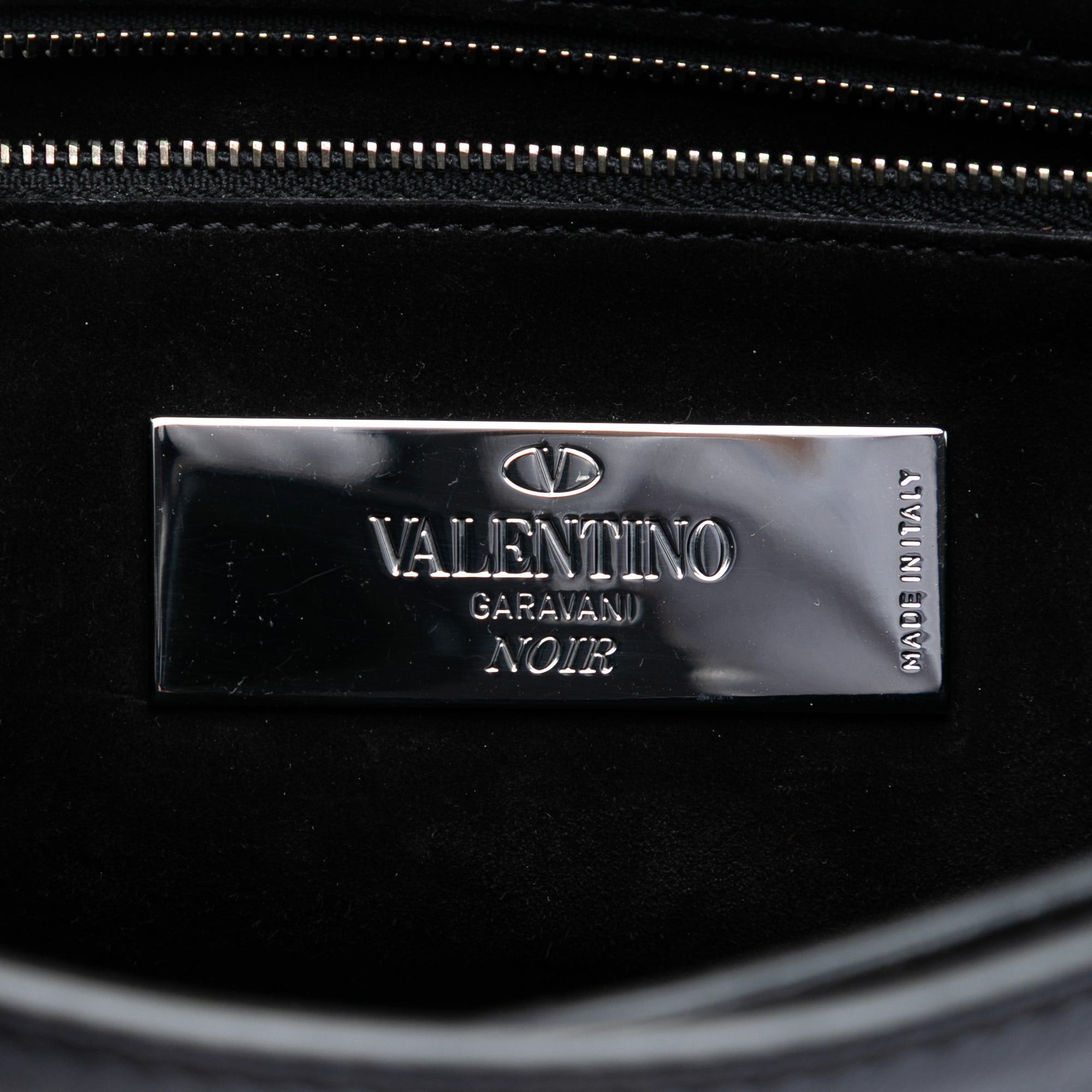 Valentino Medium Craquele Calfskin Guitar Strap Rockstud Rolling Flap Crossbody Size ONE SIZE - 5 Thumbnail