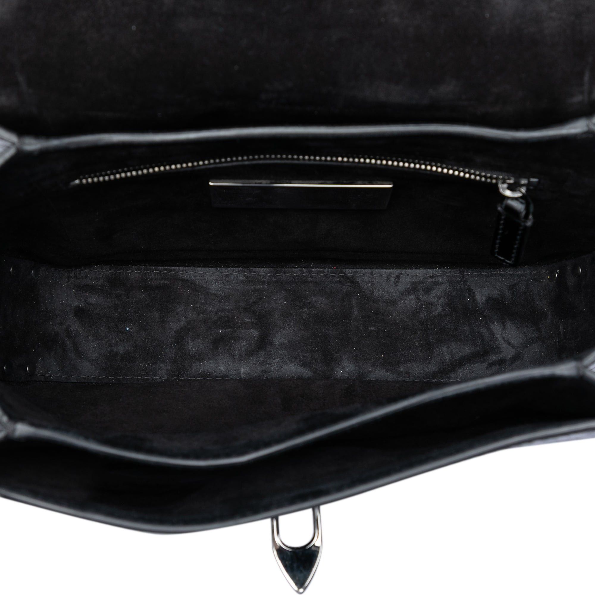 Valentino Medium Craquele Calfskin Guitar Strap Rockstud Rolling Flap Crossbody Size ONE SIZE - 4 Thumbnail