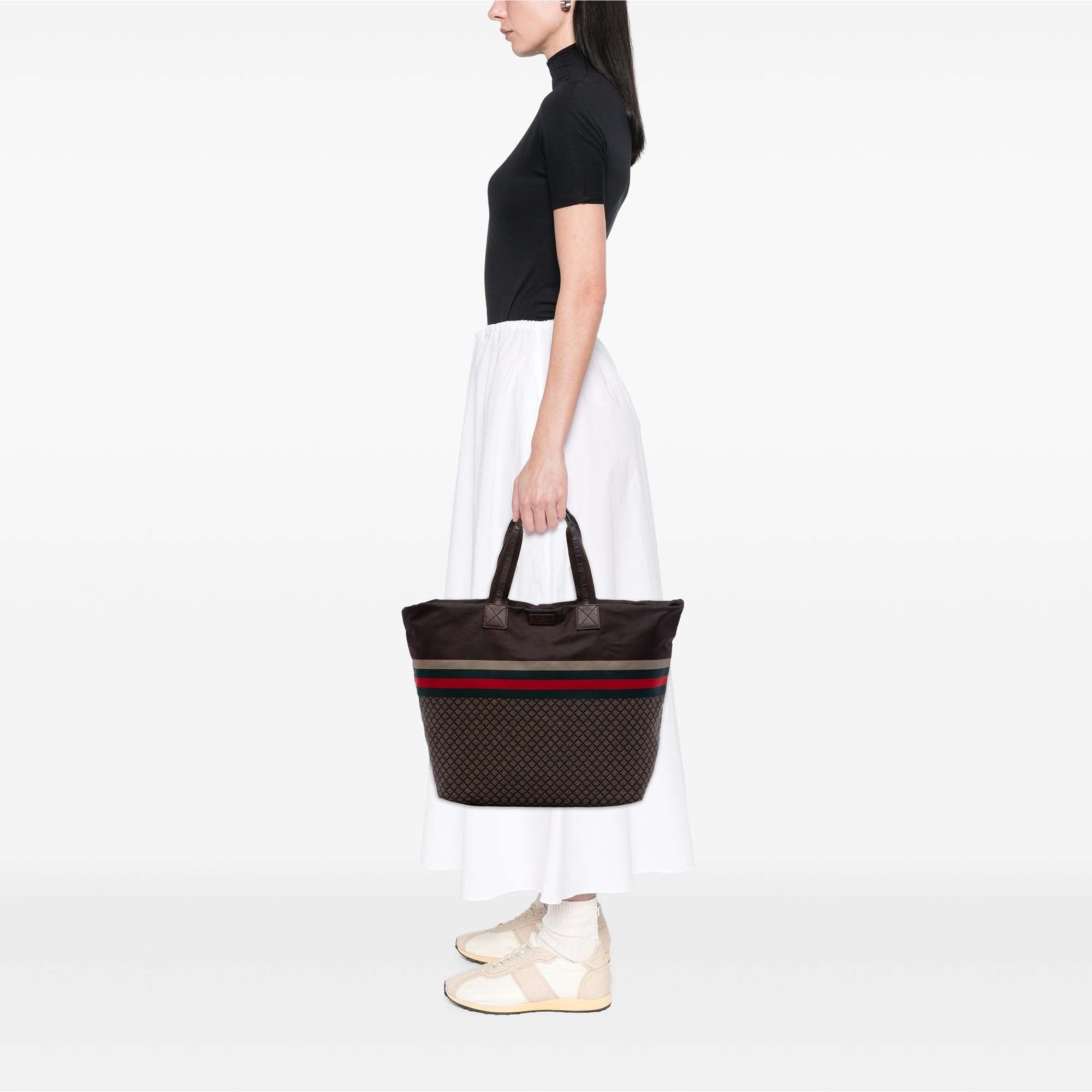 Gucci Diamante Nylon Web Tote Size ONE SIZE - 6 Thumbnail
