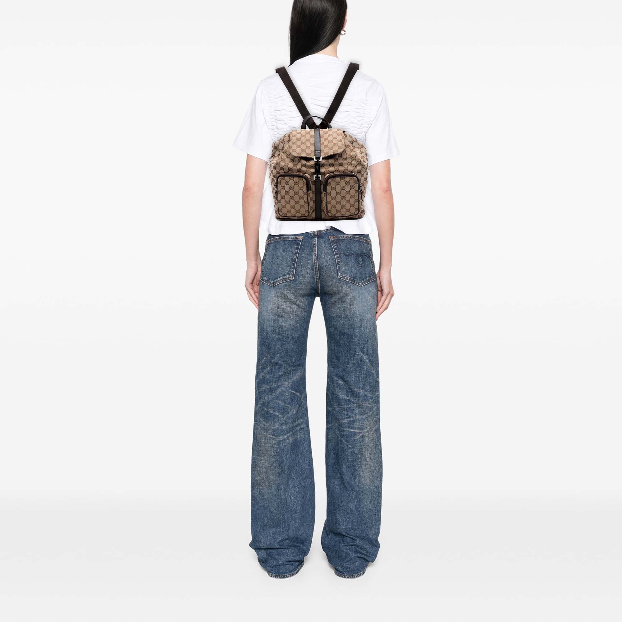 Gucci GG Canvas Jackie Backpack Size ONE SIZE - 7 Thumbnail