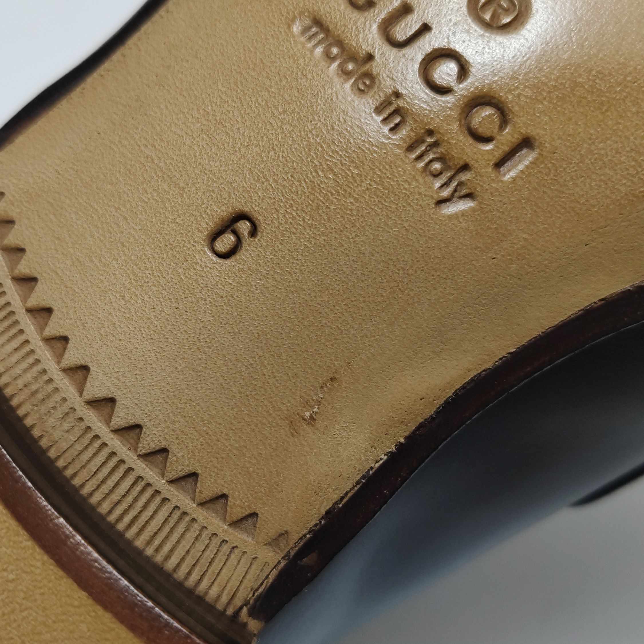 Gucci Gucci Men 7 Leather Size US 7 / EU 40 - 11 Thumbnail