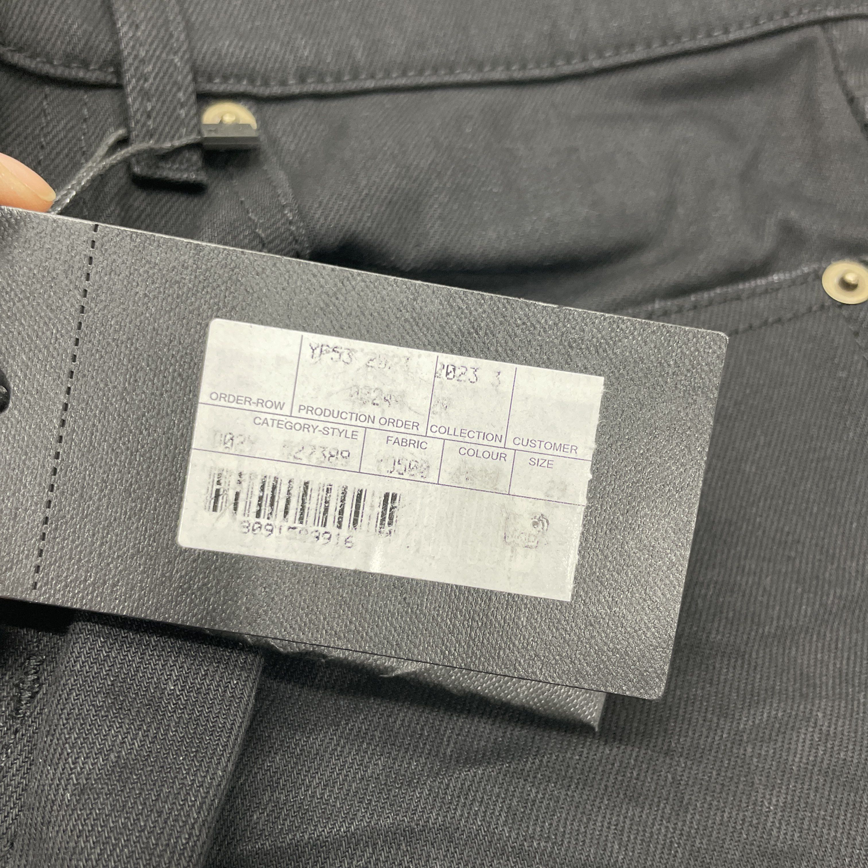 Saint Laurent Paris Saint Laurent D02 Black Denim Jeans Size 29 Size US 29 - 5 Thumbnail