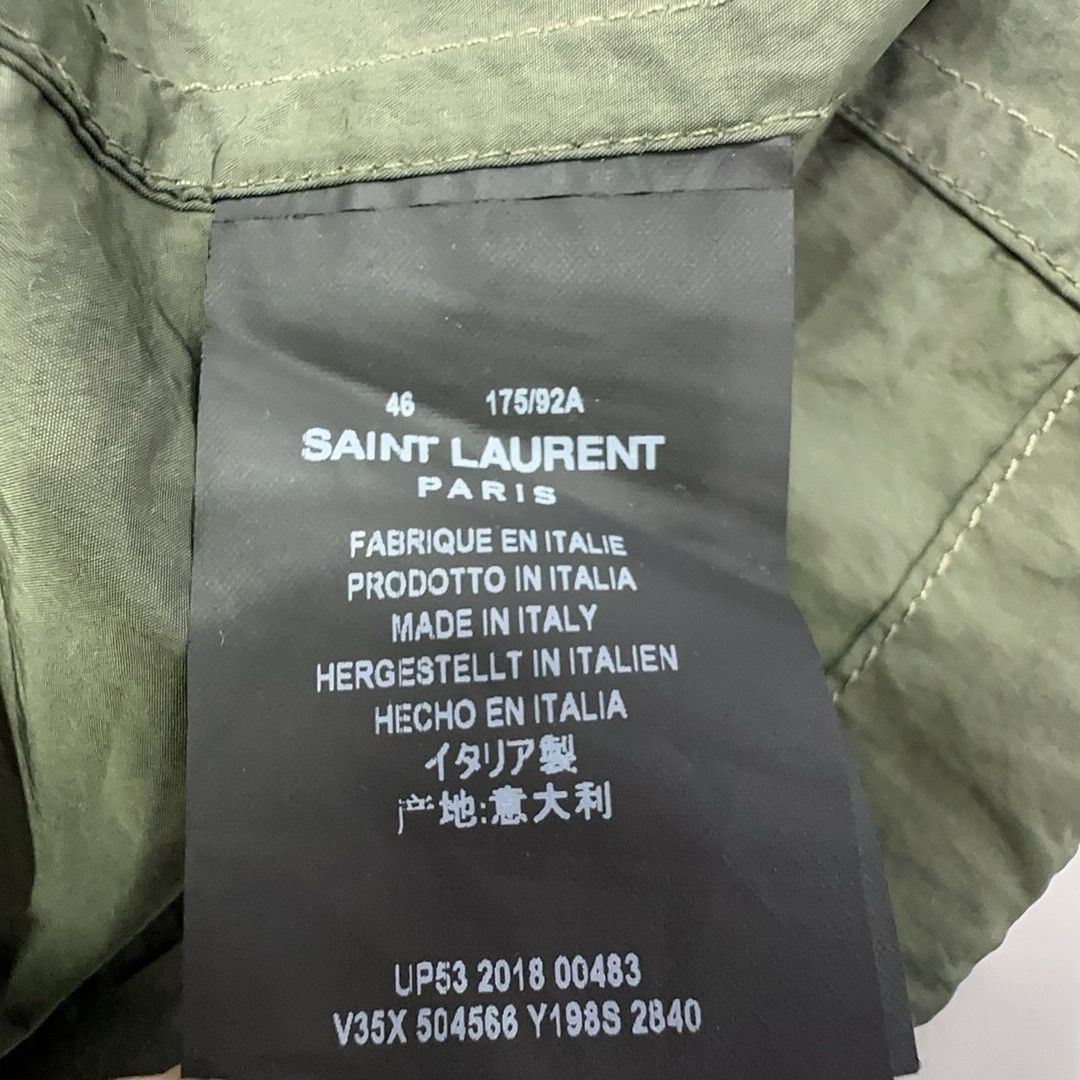 Saint Laurent Paris Saint Laurent Patch Hooded Jacket Size 46 Size US S / EU 44-46 / 1 - 4 Thumbnail
