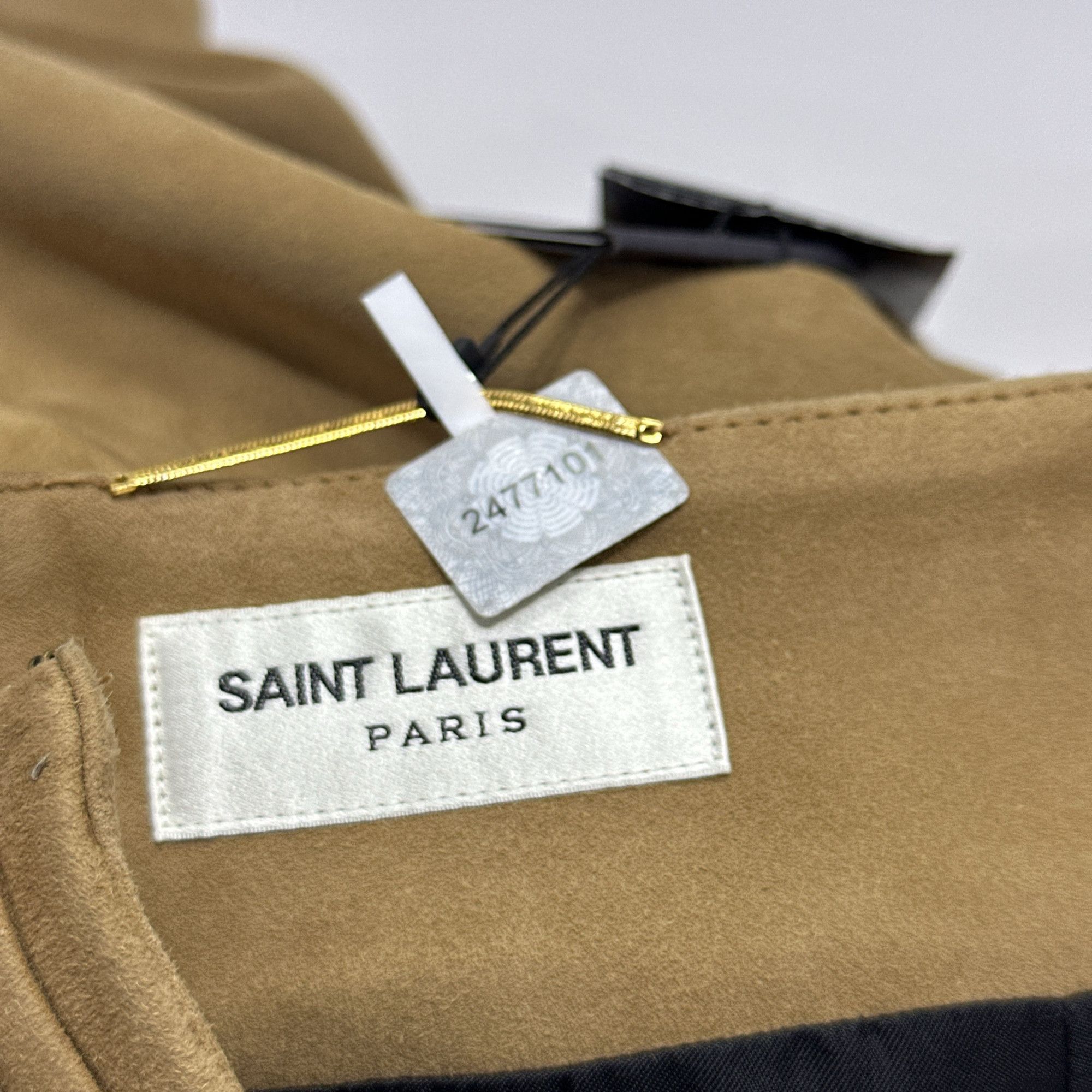 Saint Laurent Paris Saint Laurent Suede Mini Skirt Size 36 Size 26" / US 2 / IT 38 - 4 Thumbnail