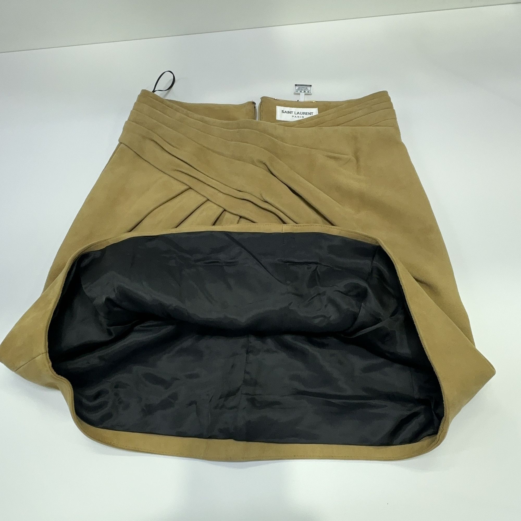 Saint Laurent Paris Saint Laurent Suede Mini Skirt Size 36 Size 26" / US 2 / IT 38 - 8 Thumbnail
