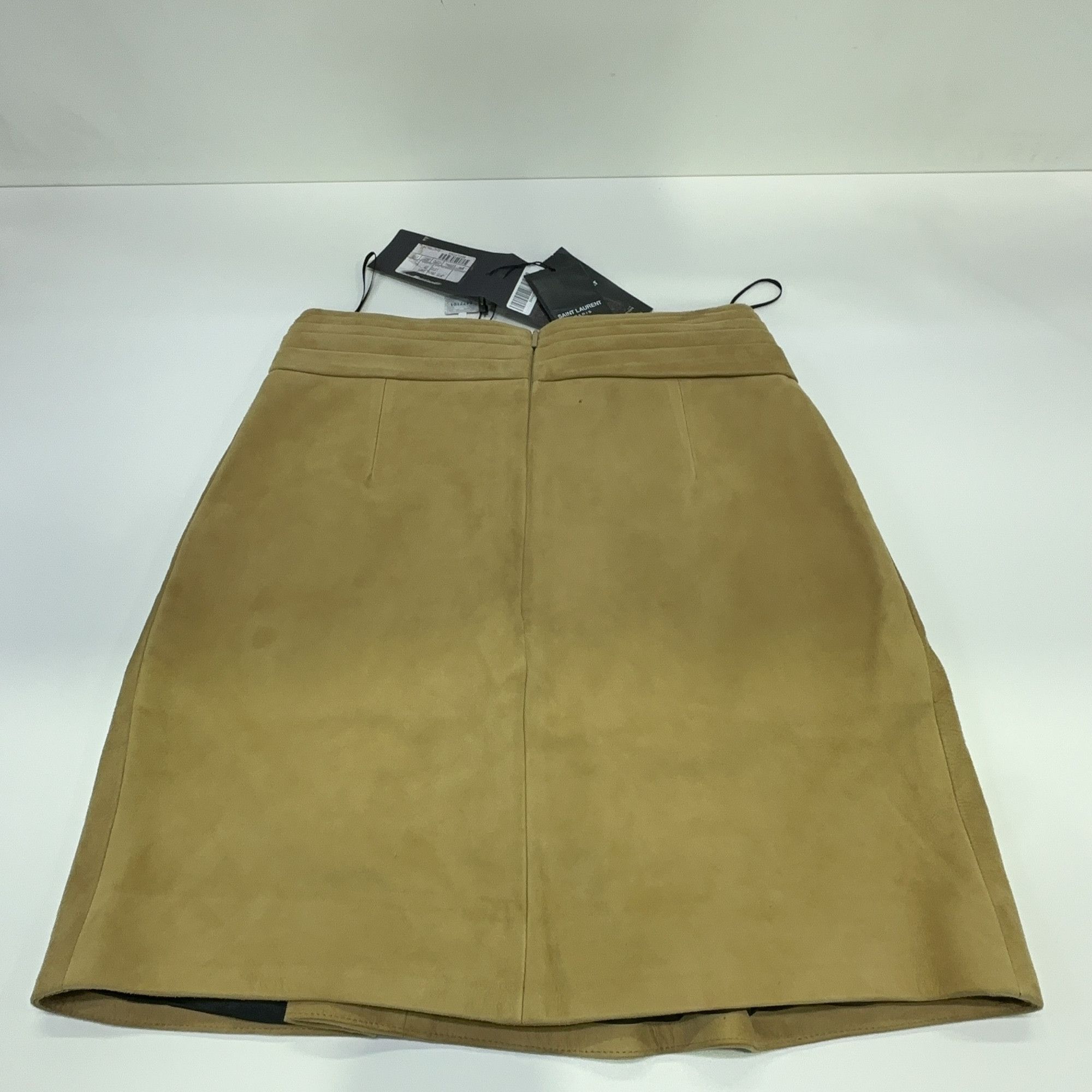 Saint Laurent Paris Saint Laurent Suede Mini Skirt Size 36 Size 26" / US 2 / IT 38 - 9 Thumbnail