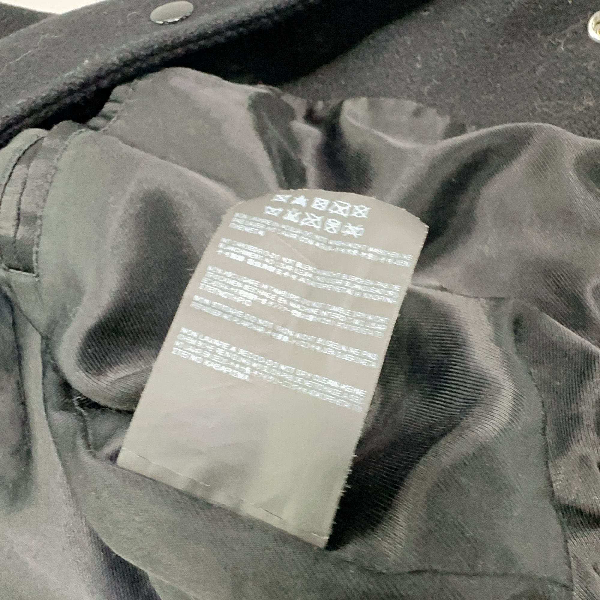Saint Laurent Paris Saint Laurent Leather Trim Varsity Jacket Size 36 Size XS / US 0-2 / IT 36-38 - 5 Thumbnail