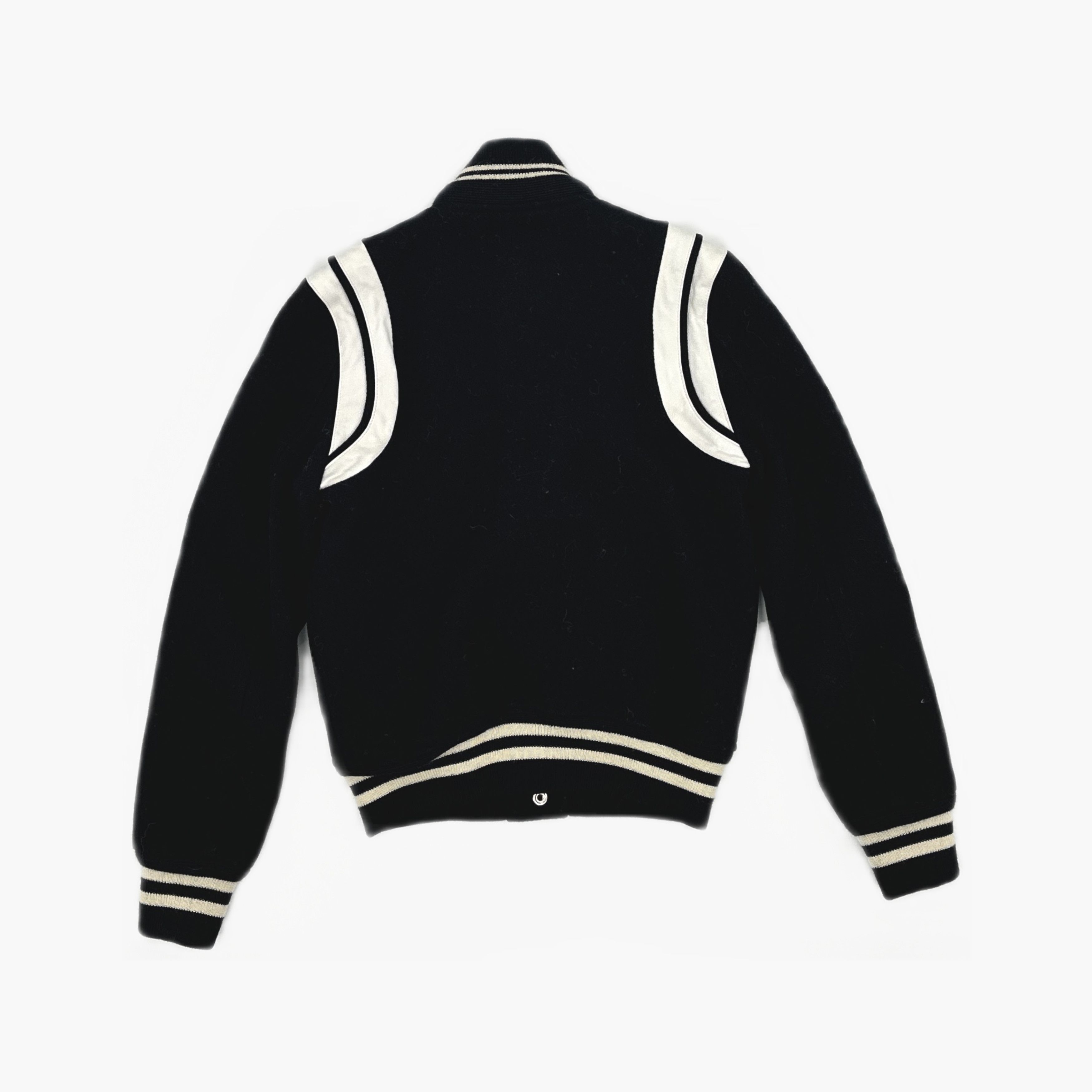 Saint Laurent Paris Saint Laurent Leather Trim Varsity Jacket Size 36 Size XS / US 0-2 / IT 36-38 - 2 Thumbnail
