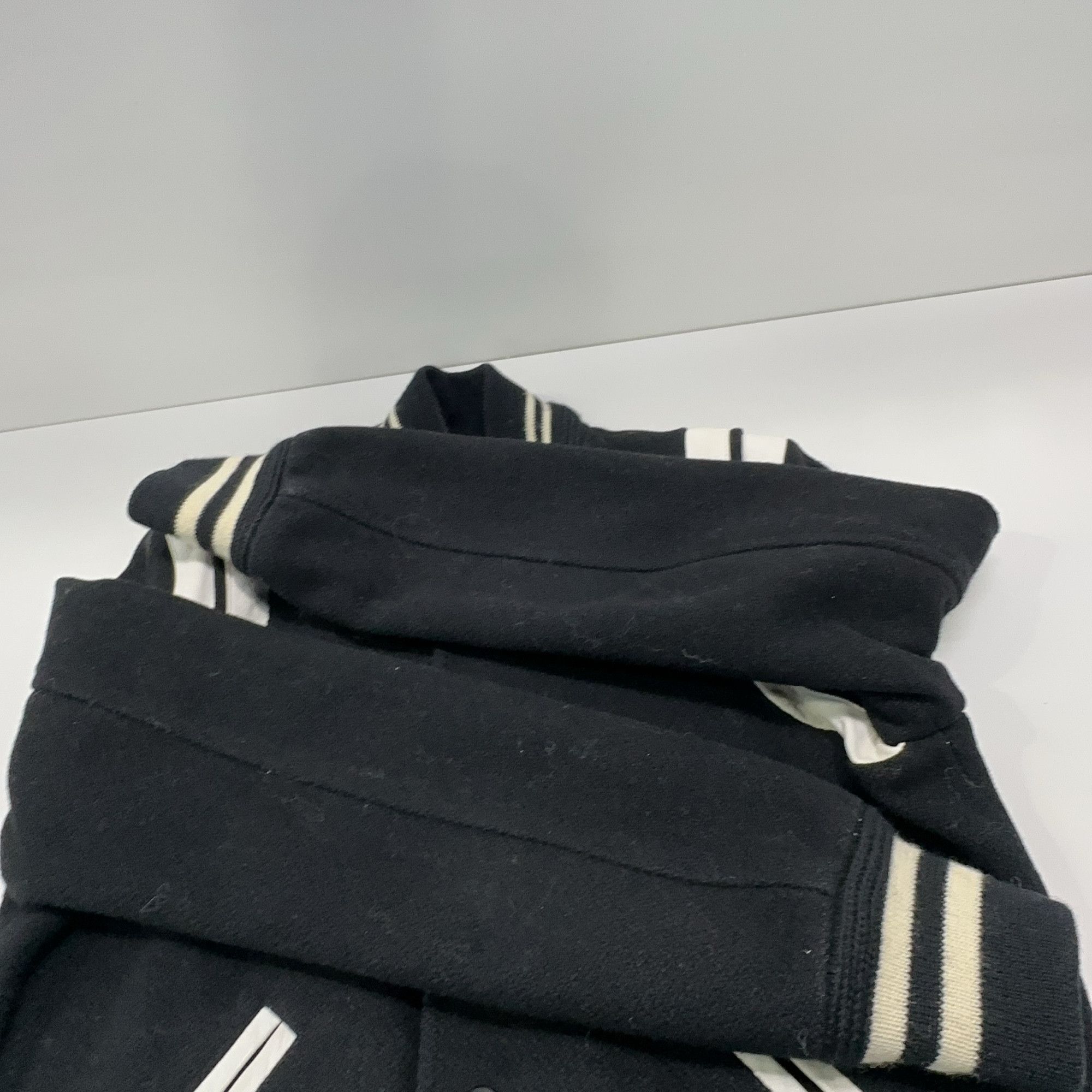 Saint Laurent Paris Saint Laurent Leather Trim Varsity Jacket Size 36 Size XS / US 0-2 / IT 36-38 - 11 Thumbnail