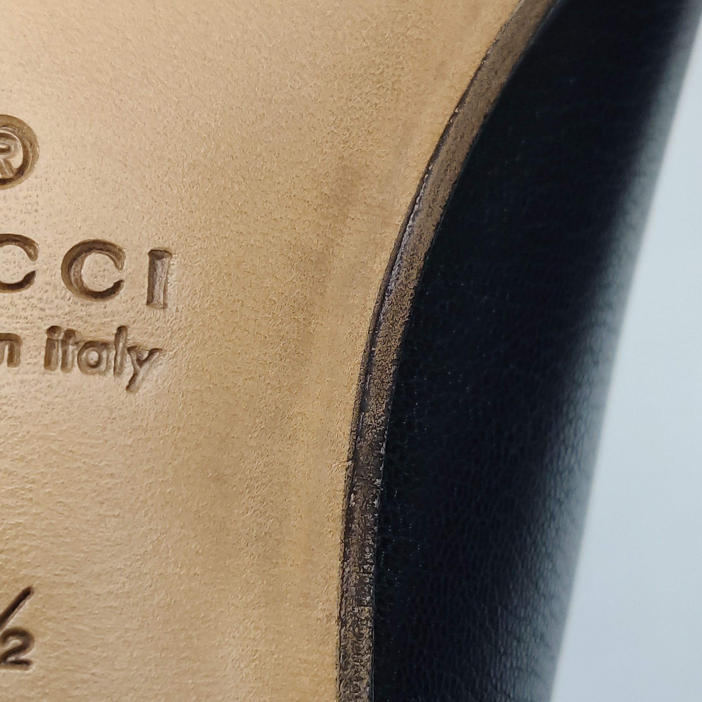 Gucci Gucci Men 12.5 Leather Size US 12.5 / EU 45-46 - 9 Thumbnail