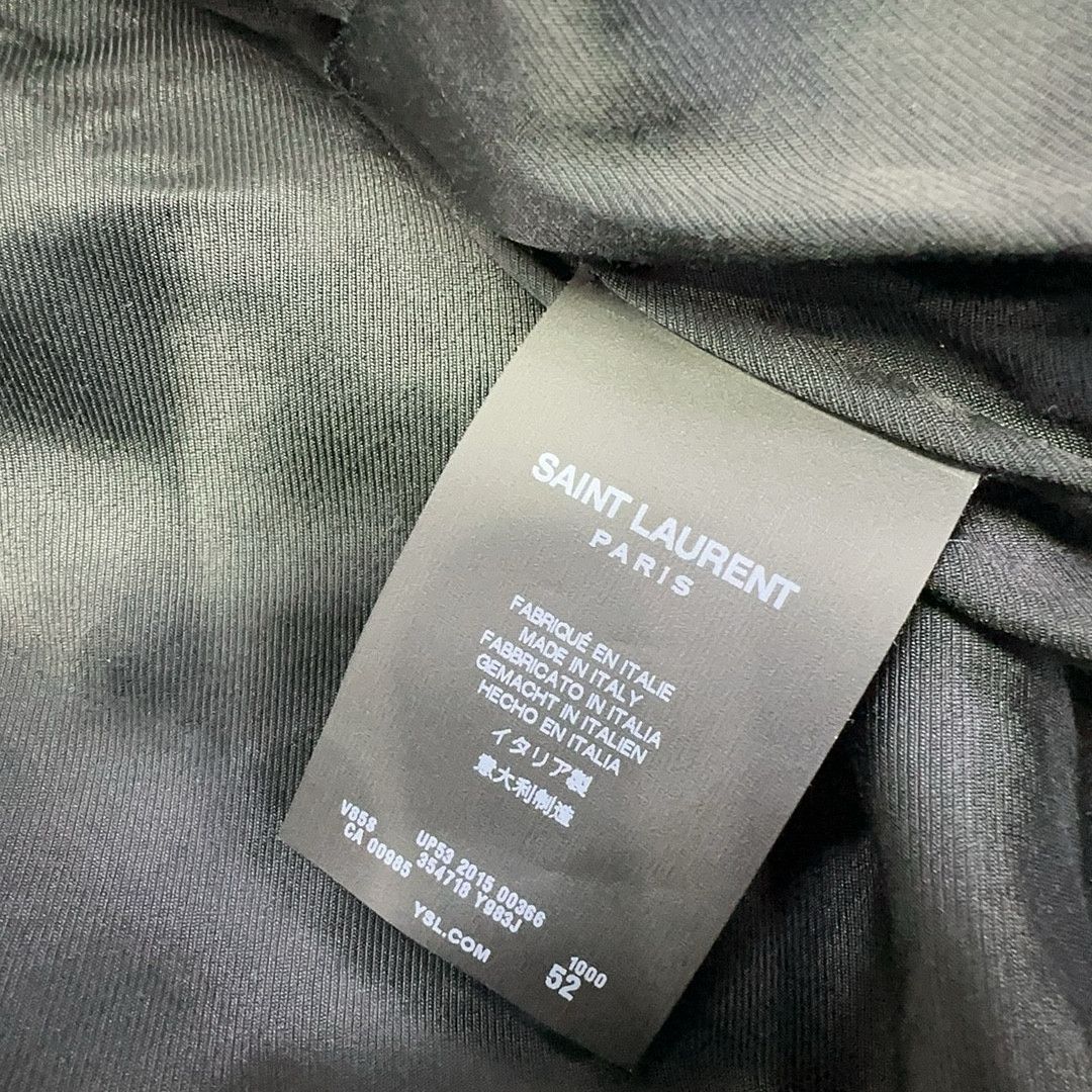 Saint Laurent Paris Saint Laurent Wool Varsity Bomber Jacket Size L Size US L / EU 52-54 / 3 - 3 Thumbnail