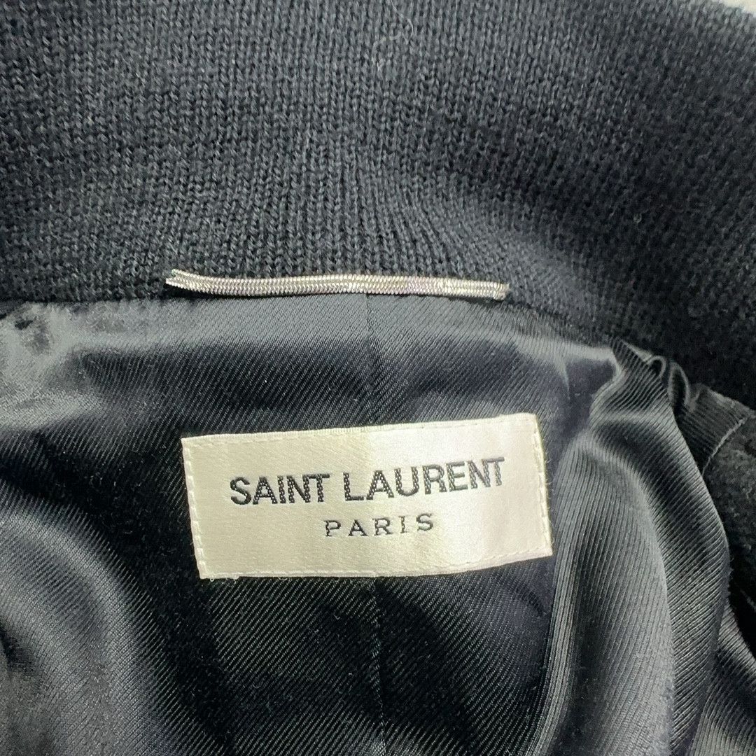 Saint Laurent Paris Saint Laurent Wool Varsity Bomber Jacket Size L Size US L / EU 52-54 / 3 - 4 Thumbnail