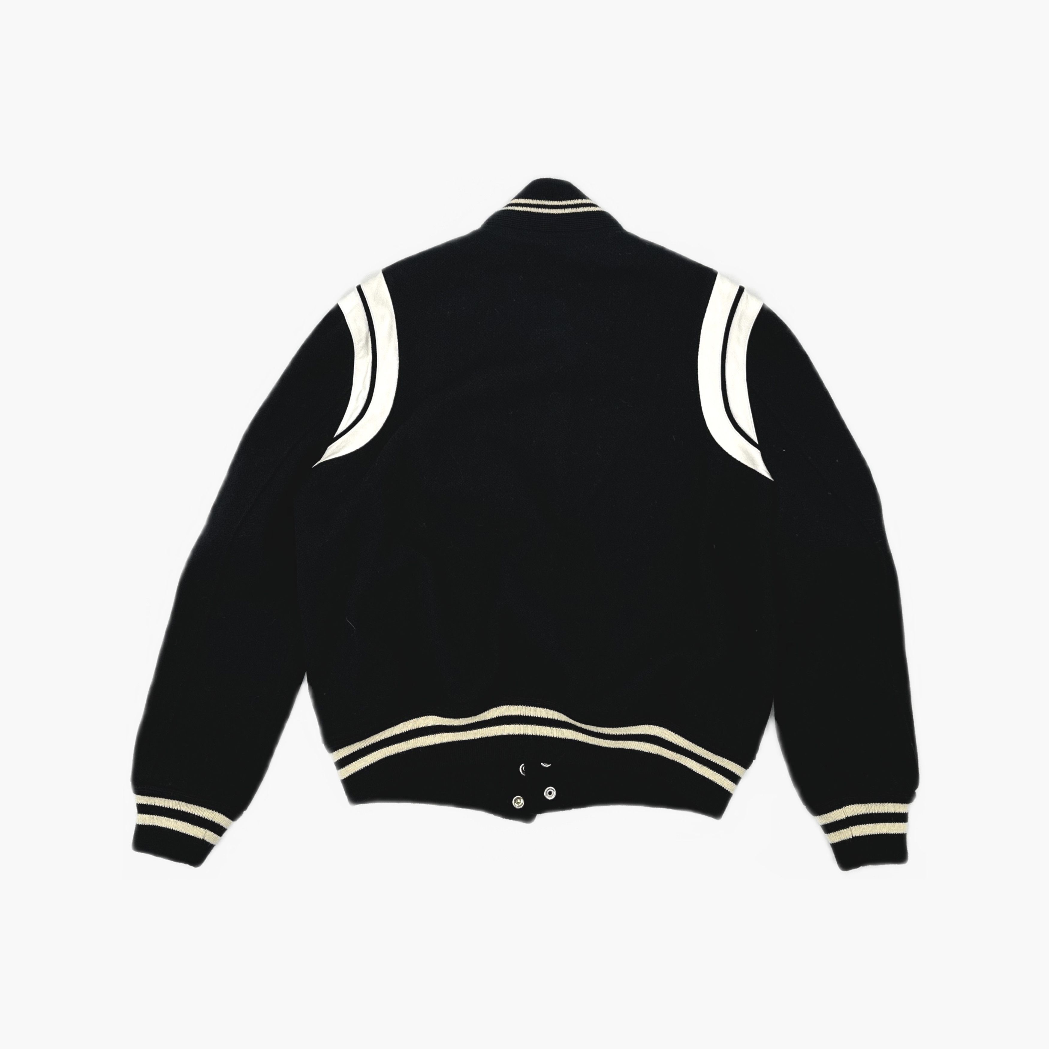 Saint Laurent Paris Saint Laurent Wool Varsity Bomber Jacket Size L Size US L / EU 52-54 / 3 - 2 Thumbnail