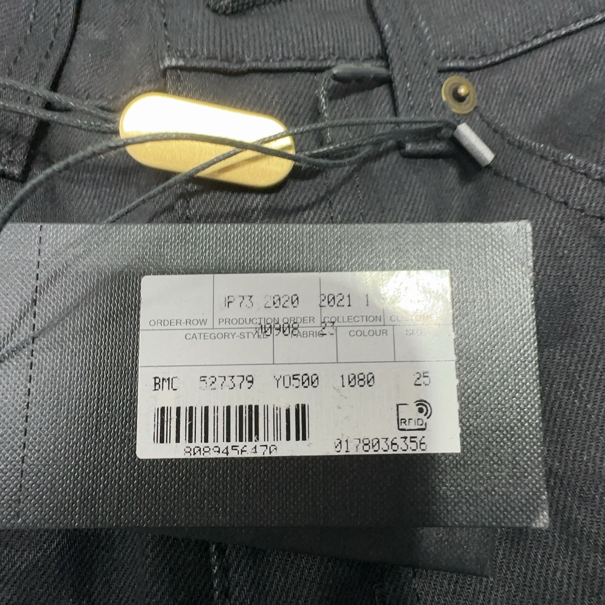 Saint Laurent Paris Saint Laurent Black Jeans Size 25 Size 25" / US 0 / IT 36 - 3 Thumbnail