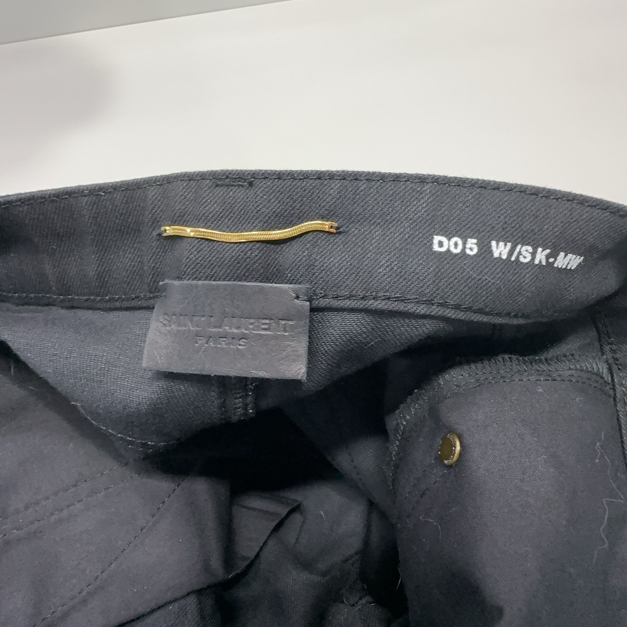 Saint Laurent Paris Saint Laurent Black Jeans Size 25 Size 25" / US 0 / IT 36 - 4 Thumbnail