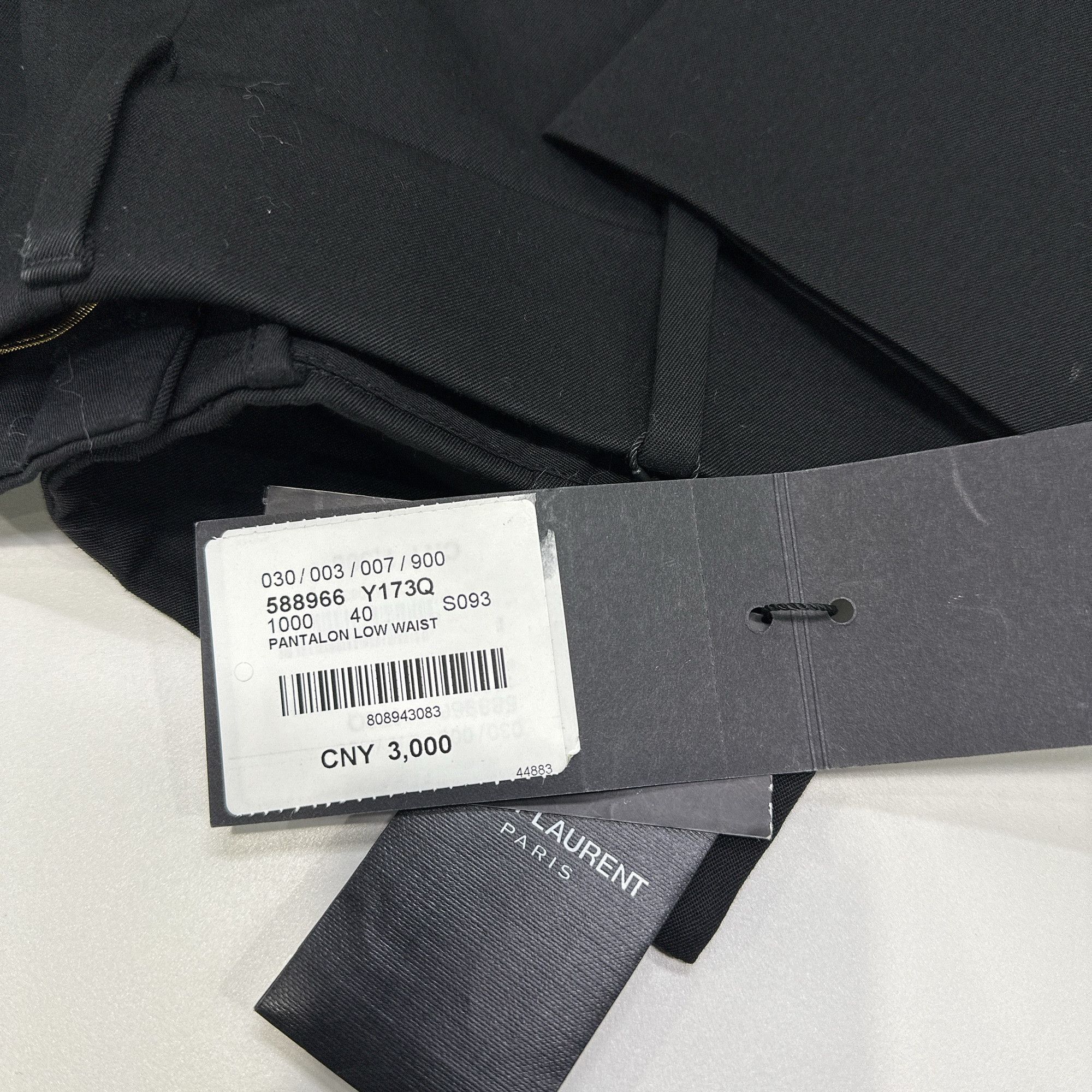 Saint Laurent Paris Saint Laurent Wool Pants Black Size 28" / US 6 / IT 42 - 4 Thumbnail