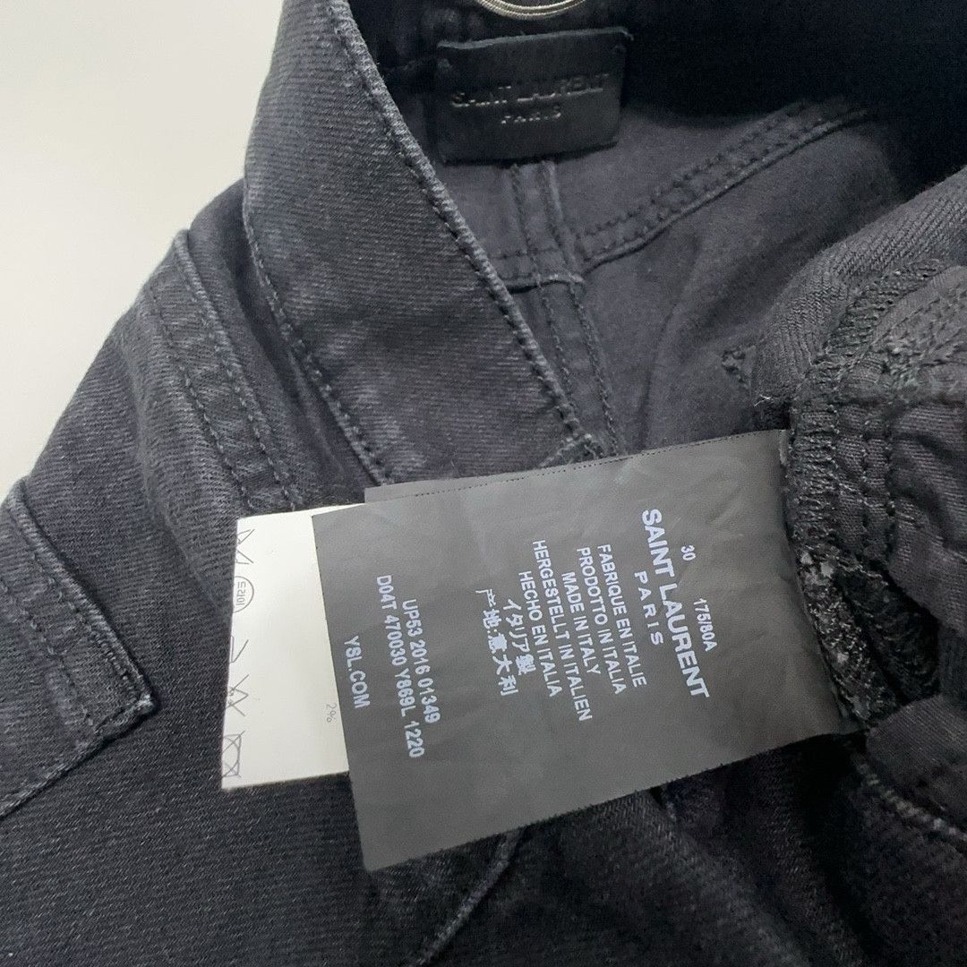 Saint Laurent Paris Saint Laurent D02 Denim Jeans Size 30 Size US 30 / EU 46 - 3 Thumbnail