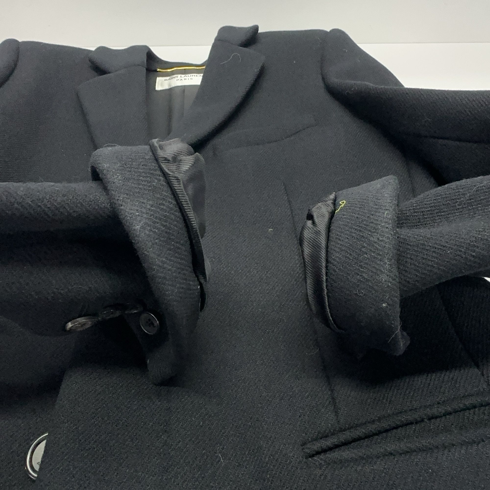 Saint Laurent Paris Saint Laurent Wool Coat Size 38 Size S / US 4 / IT 40 - 6 Thumbnail
