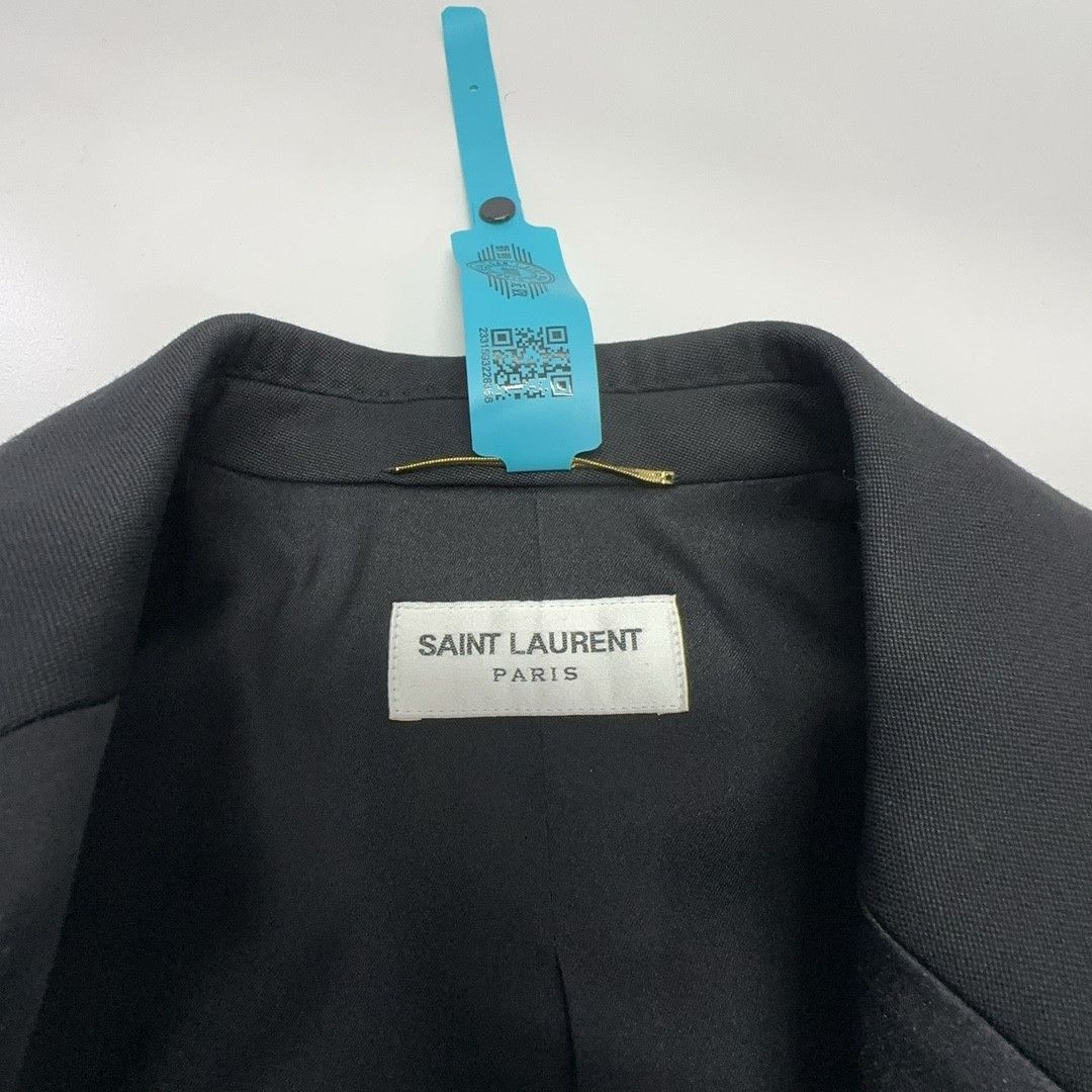 Saint Laurent Paris Saint Laurent Double-Breasted Wool Blazer F38 Size S / US 4 / IT 40 - 5 Thumbnail