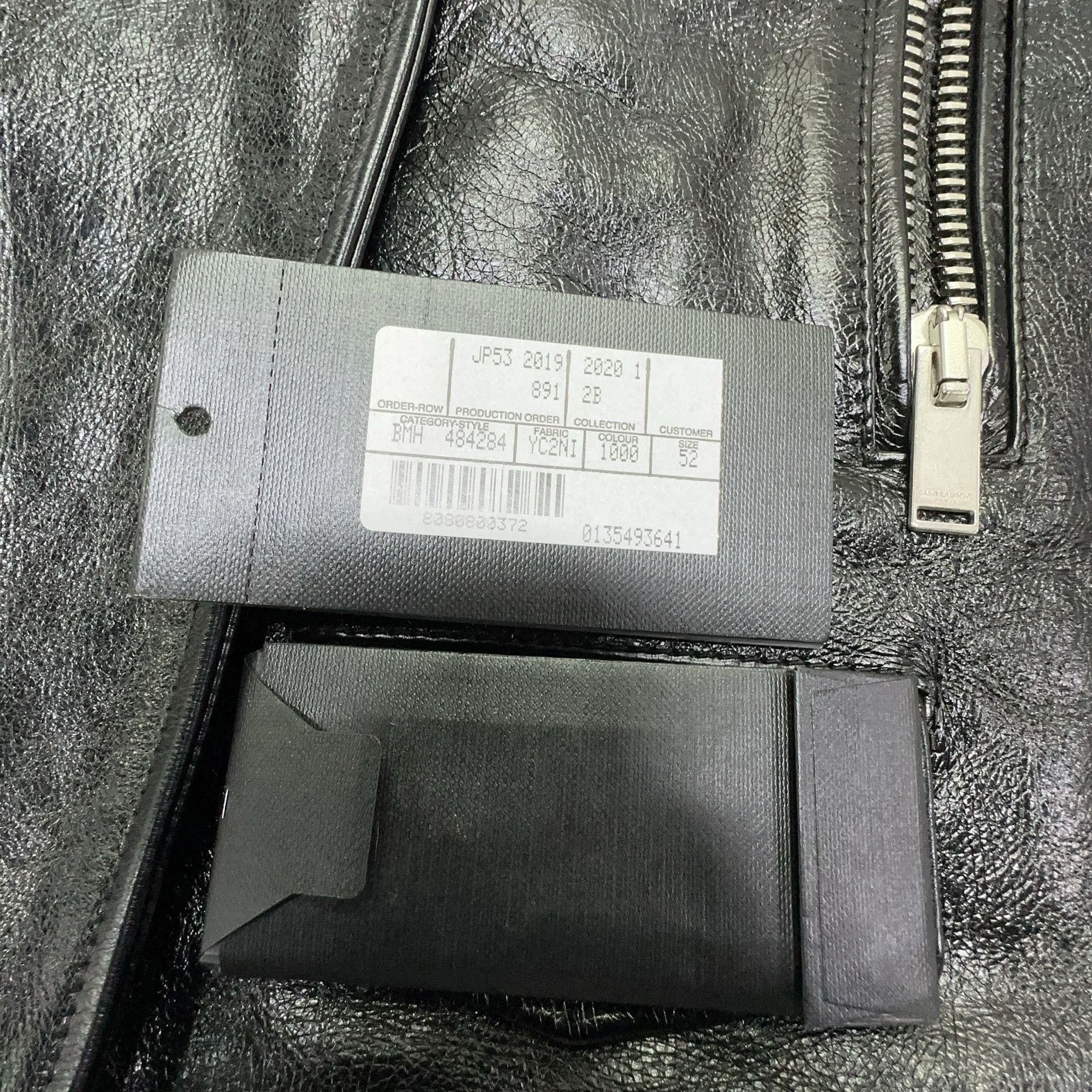 Saint Laurent Paris Saint Laurent Leather Biker Jacket Size 52 Size US L / EU 52-54 / 3 - 5 Thumbnail