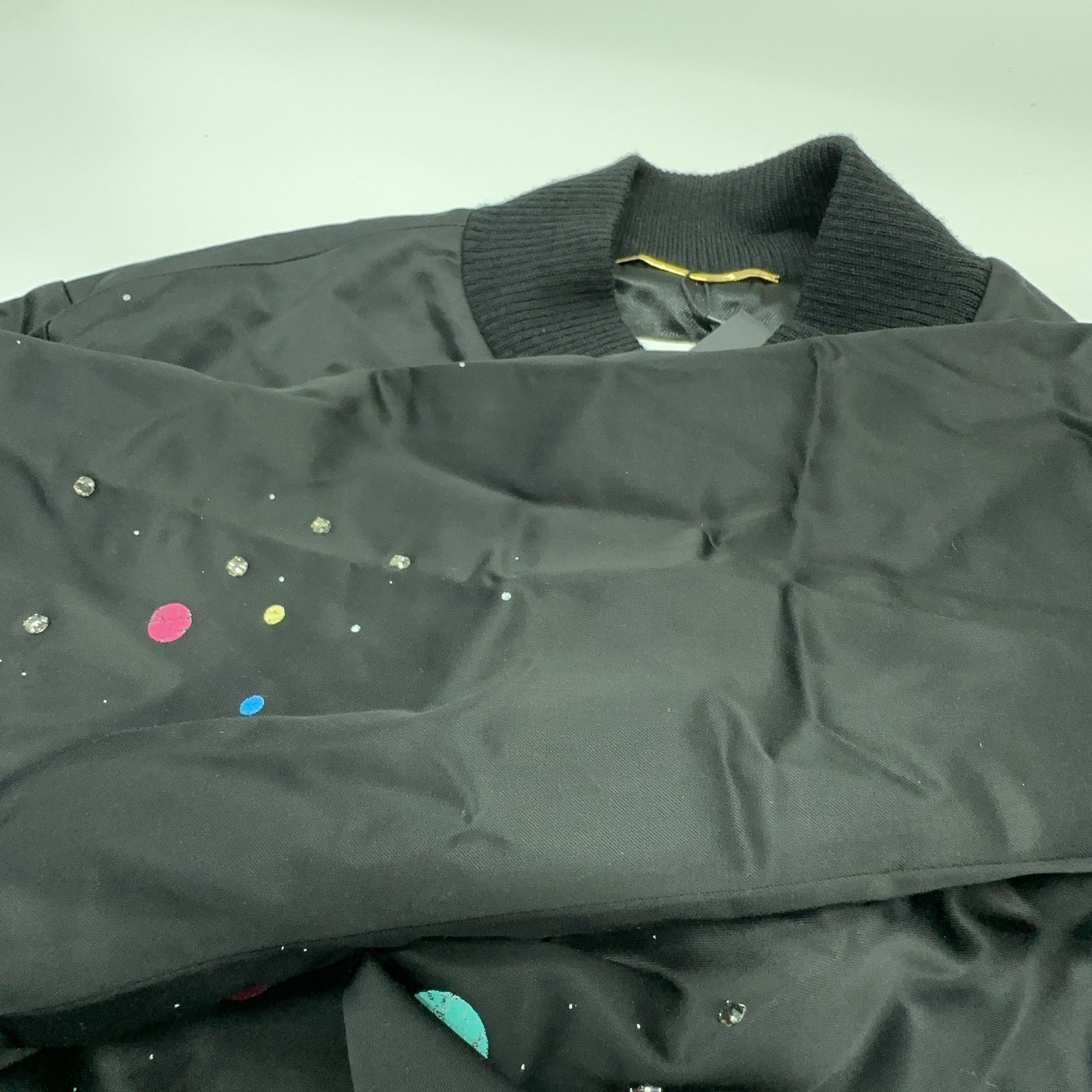 Saint Laurent Paris Saint Laurent Polka Dot Studded Bomber Jacket Size 38 Size S / US 4 / IT 40 - 6 Thumbnail