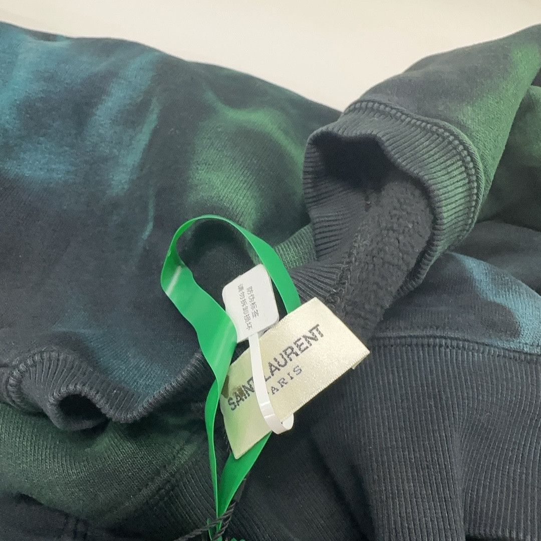 Saint Laurent Paris Saint Laurent Tie-Dye Logo Sweatshirt Size XS Size US XS / EU 42 / 0 - 4 Thumbnail