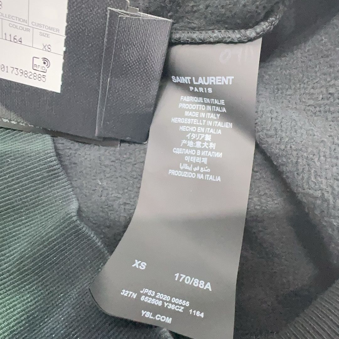 Saint Laurent Paris Saint Laurent Tie-Dye Logo Sweatshirt Size XS Size US XS / EU 42 / 0 - 5 Thumbnail