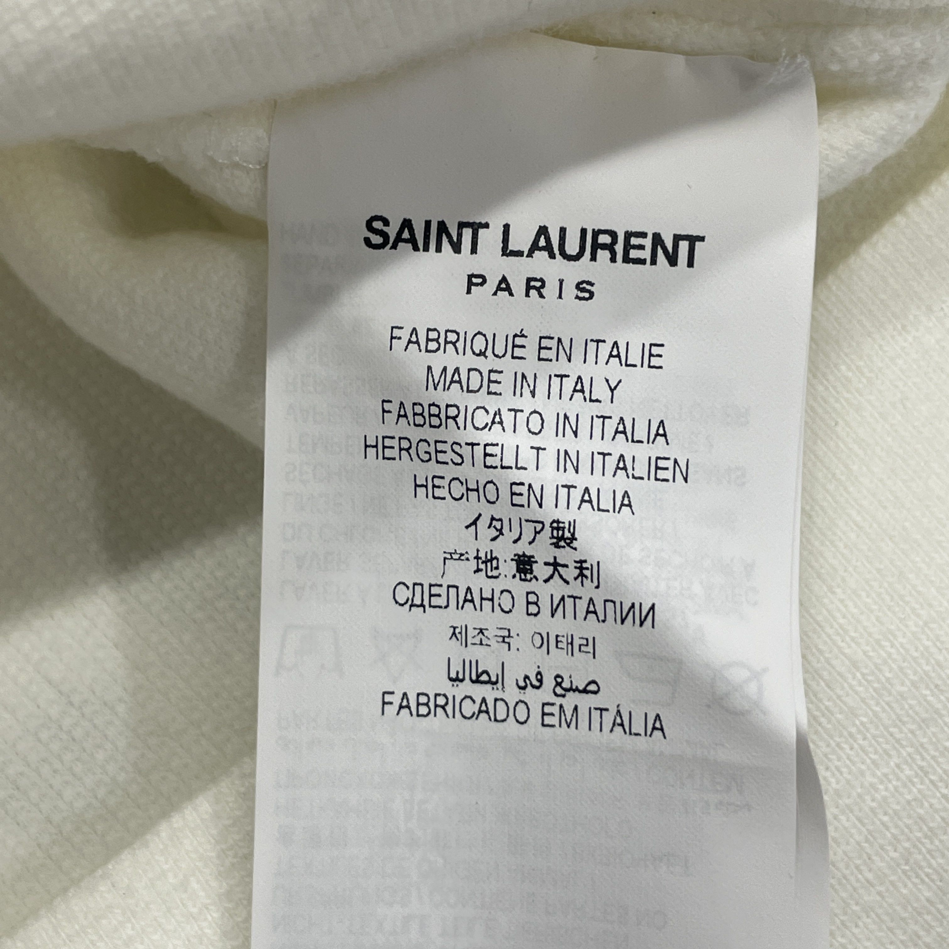 Saint Laurent Paris Saint Laurent Logo Hoodie Size L Size US L / EU 52-54 / 3 - 4 Thumbnail