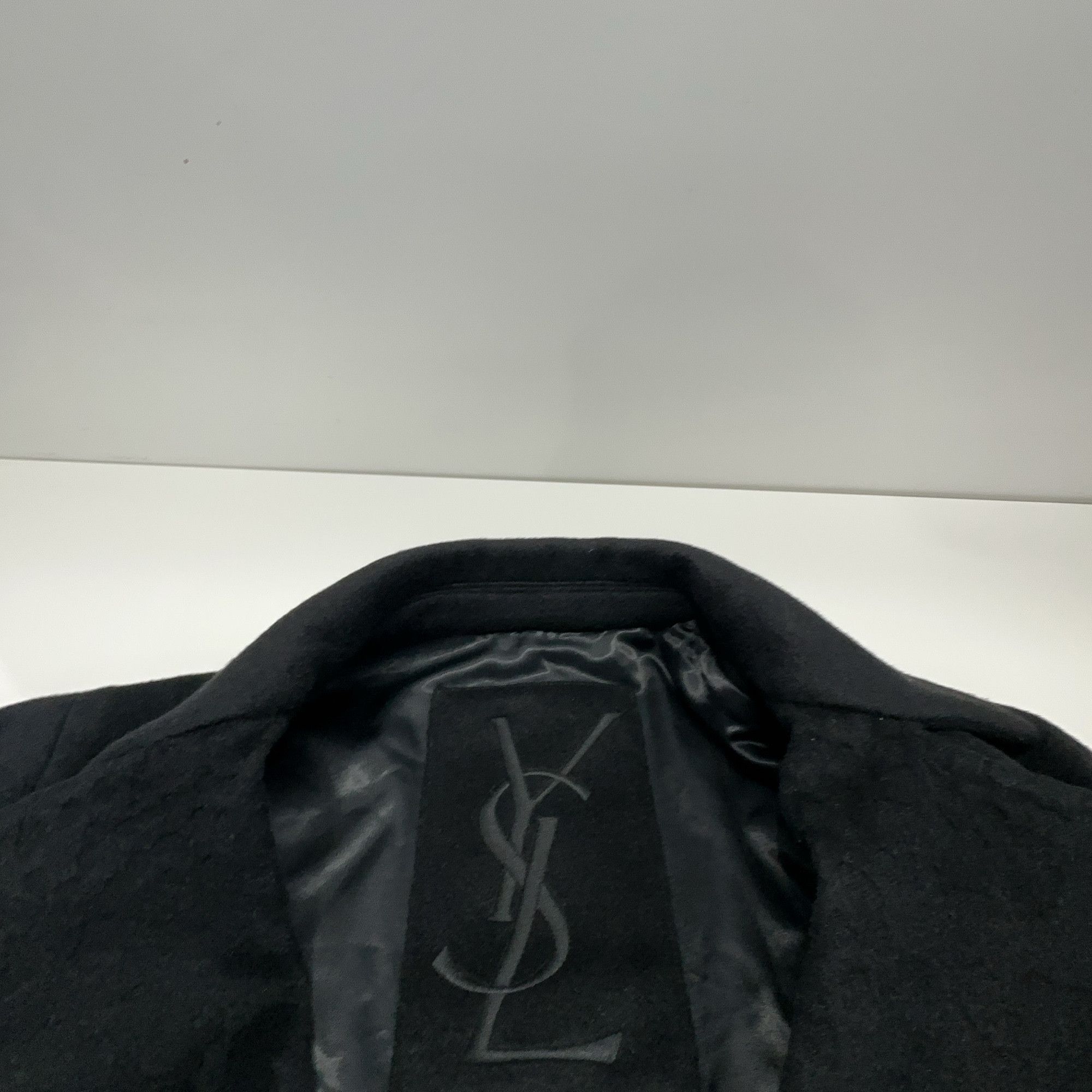 Saint Laurent Paris Saint Laurent Leopard Embossed Wool Coat Size 44 Size US S / EU 44-46 / 1 - 11 Thumbnail