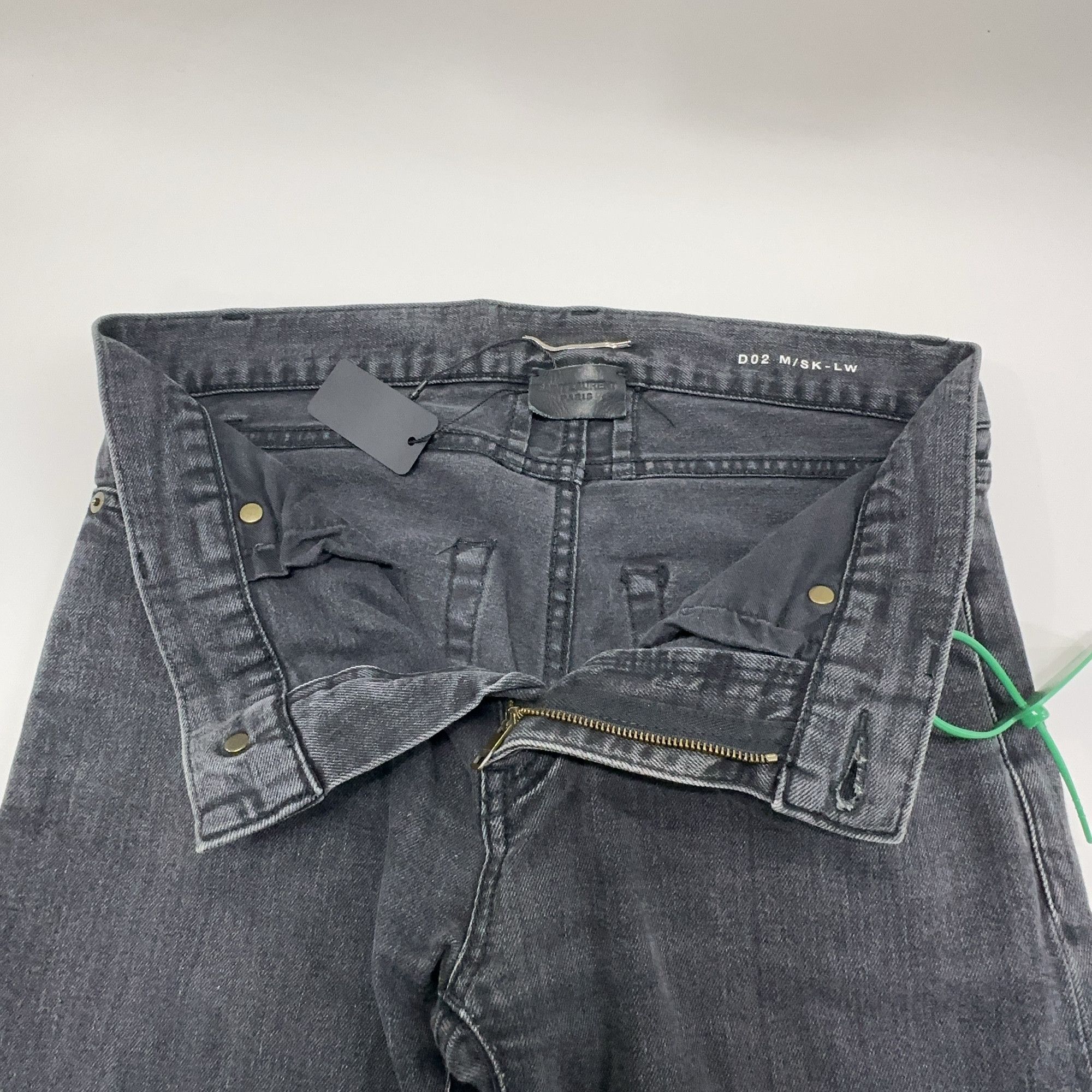 Saint Laurent Paris Saint Laurent D02 Black Denim Jeans Size 29 Size US 29 - 7 Thumbnail