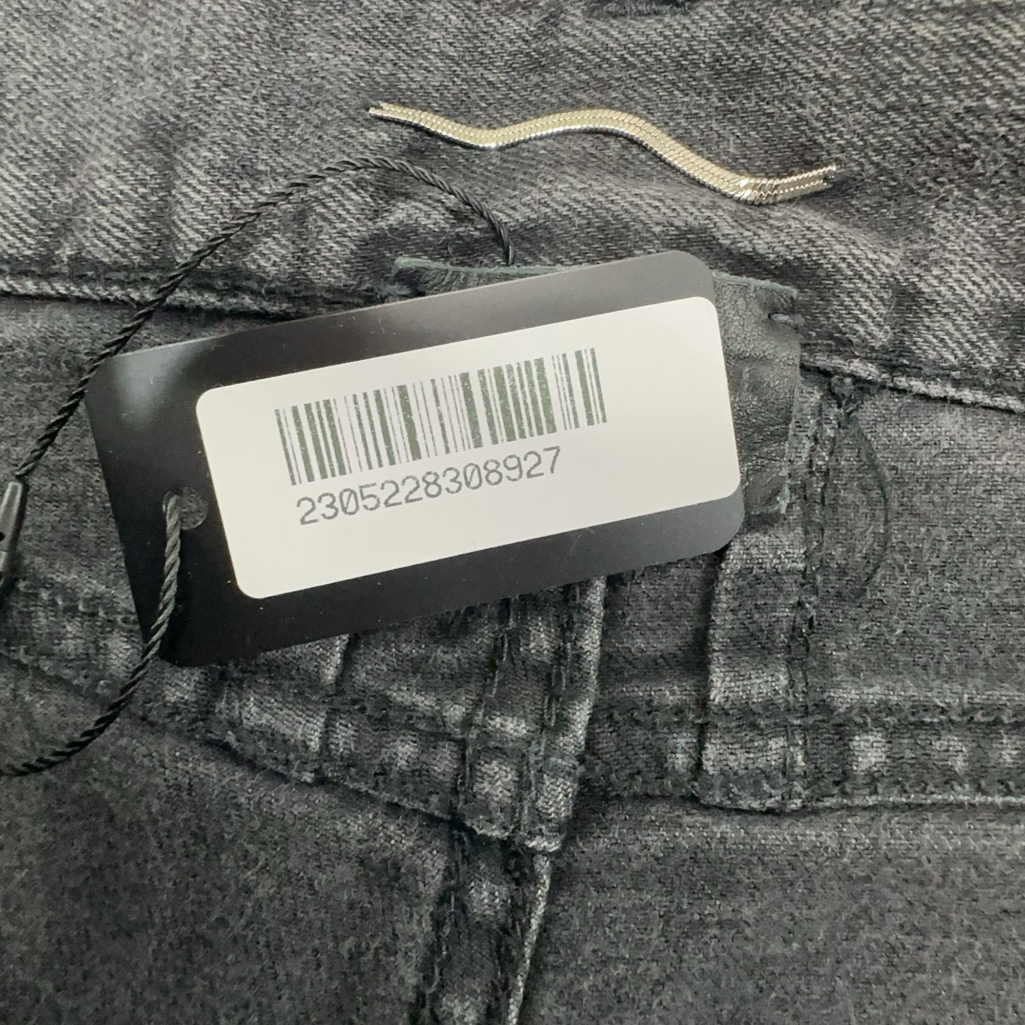 Saint Laurent Paris Saint Laurent D02 Black Denim Jeans Size 29 Size US 29 - 4 Thumbnail