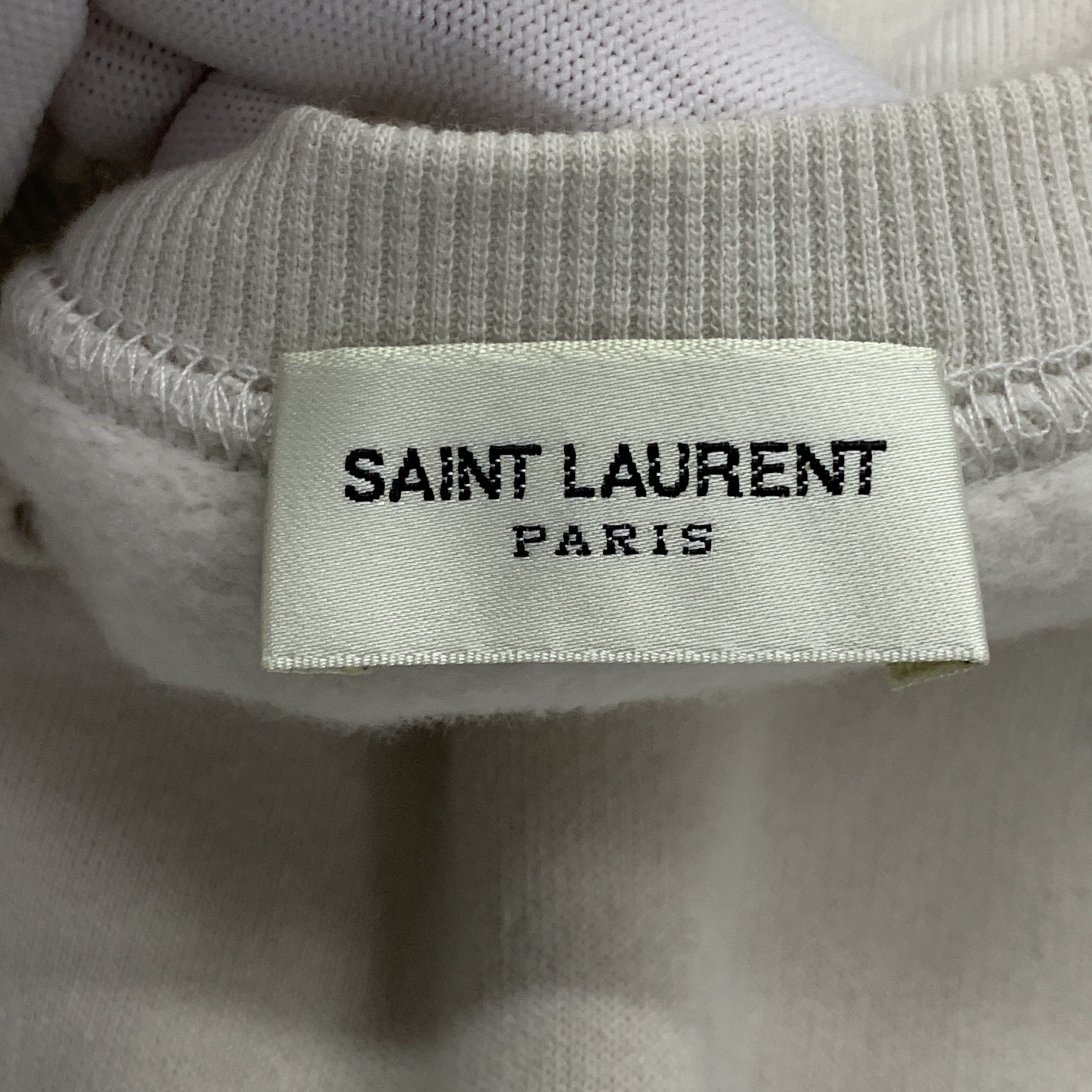 Saint Laurent Paris Saint Laurent YSL Logo Sweatshirt Size M Size US M / EU 48-50 / 2 - 3 Thumbnail