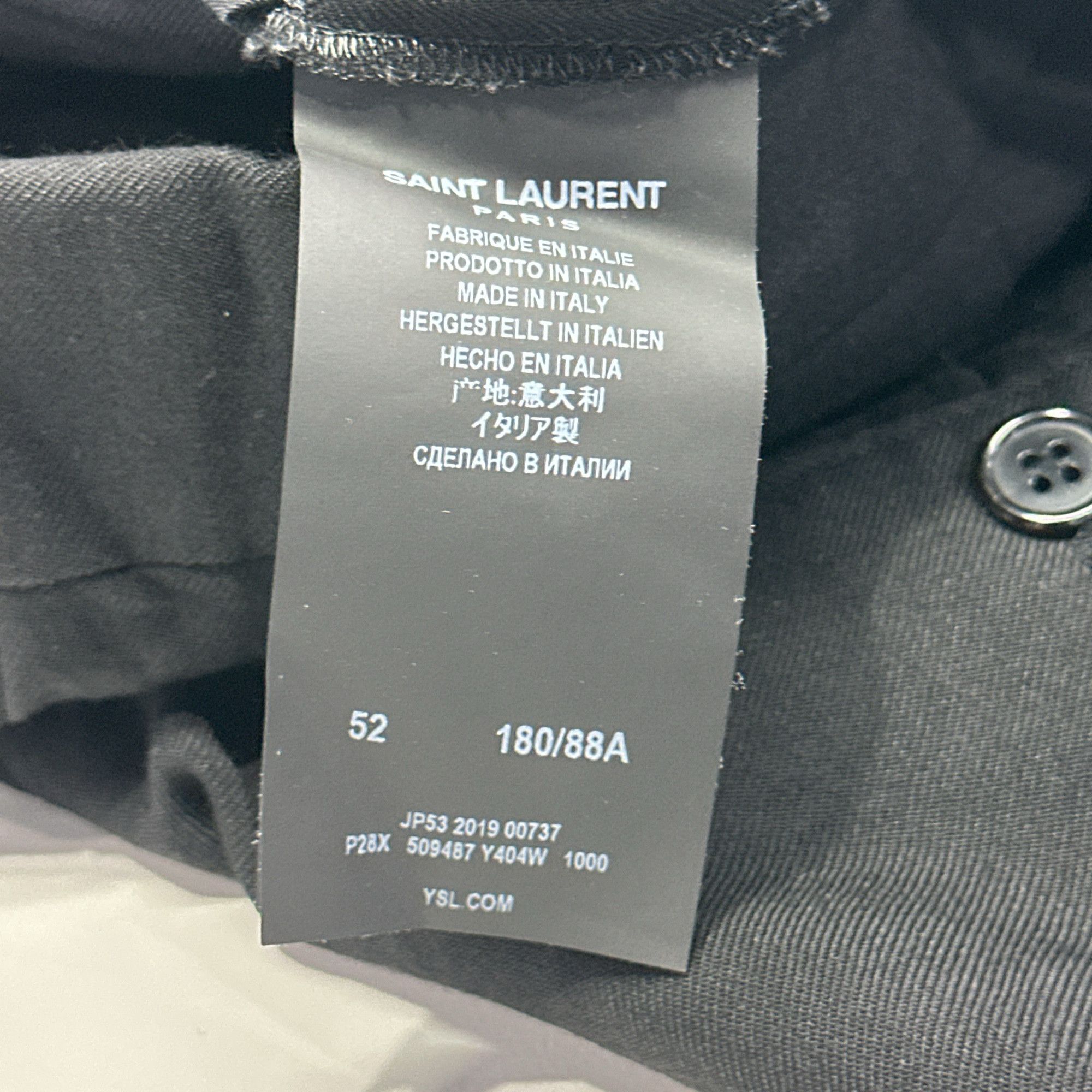Saint Laurent Paris Saint Laurent Black Casual Pants Size 36 Size US 36 / EU 52 - 4 Thumbnail