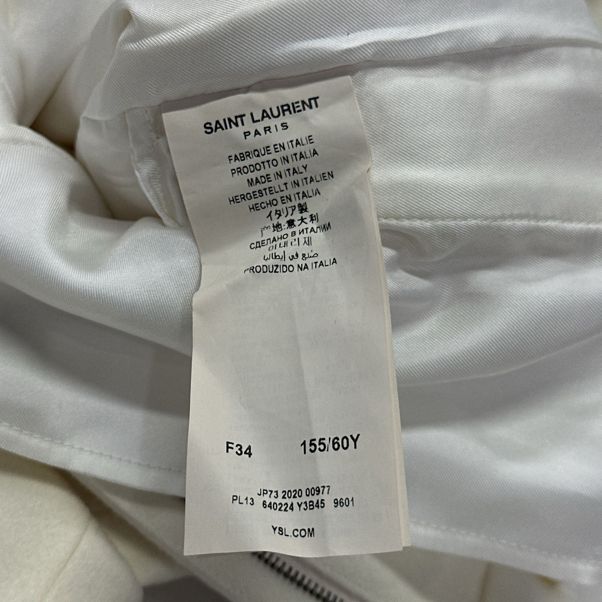 Saint Laurent Paris Saint Laurent Flannel Shorts Size 34 Size 25" / US 0 / IT 36 - 4 Thumbnail